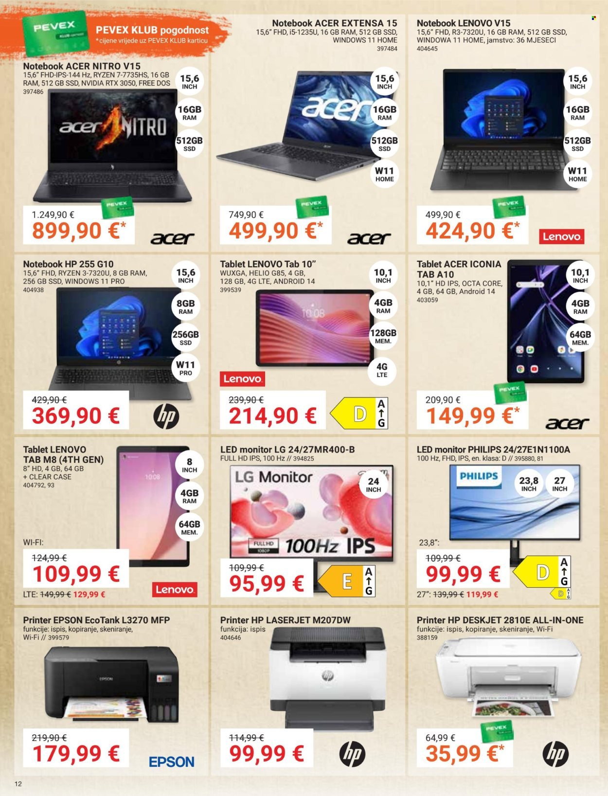 PEVEX katalog - Od četvrtka 25.09.2025.