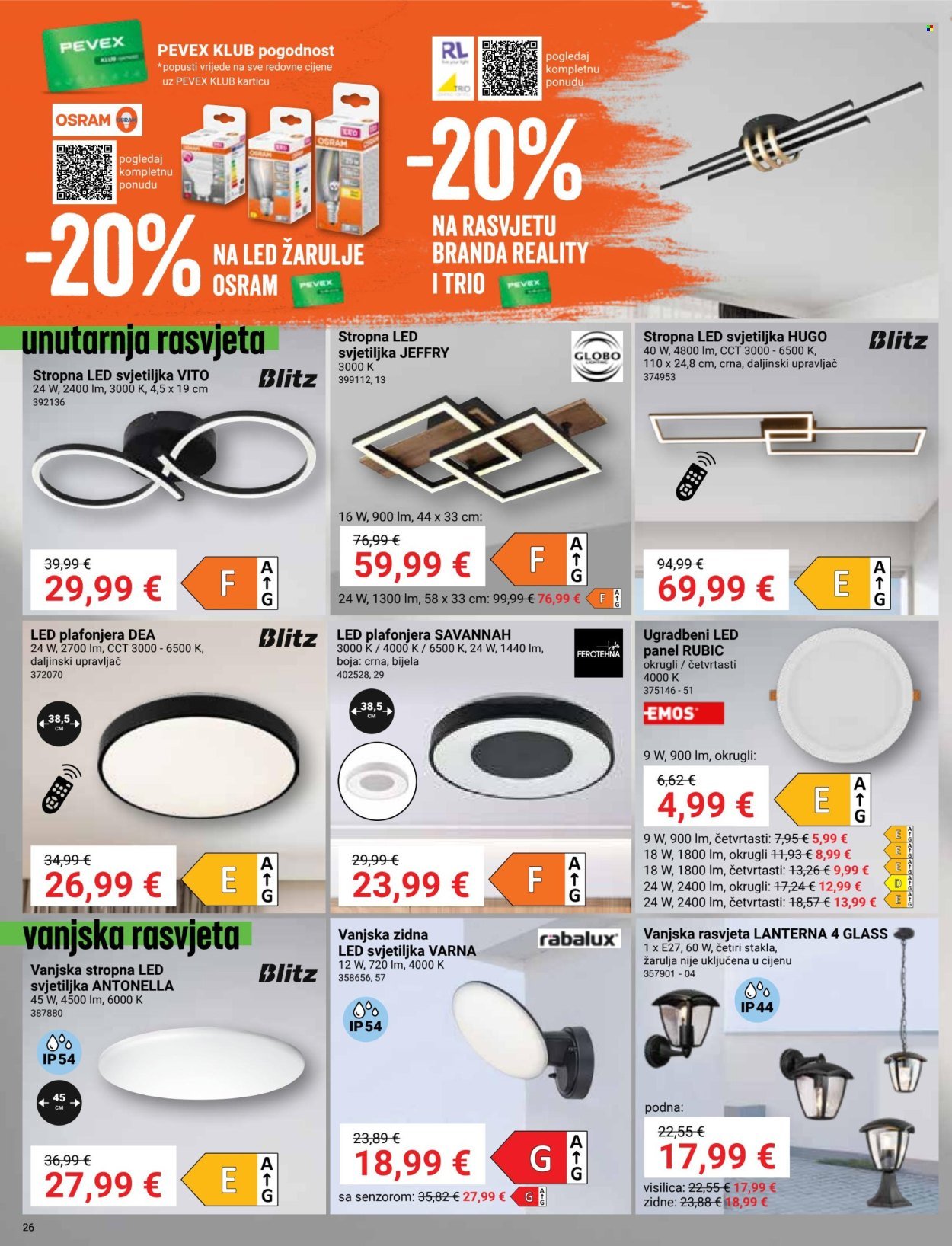 PEVEX katalog - Od četvrtka 25.09.2025.