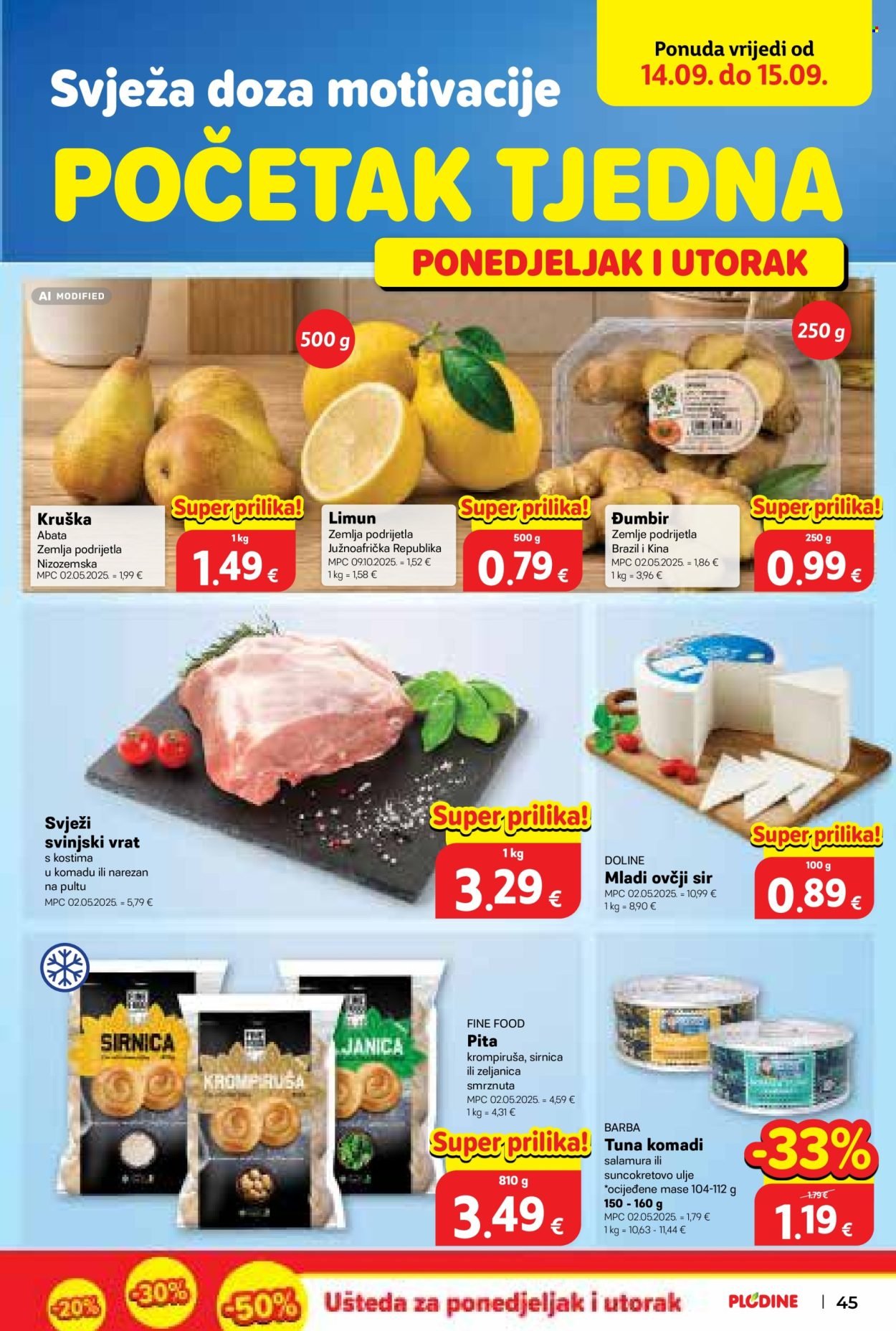 PLODINE katalog - Od srijede 09.09.2026.