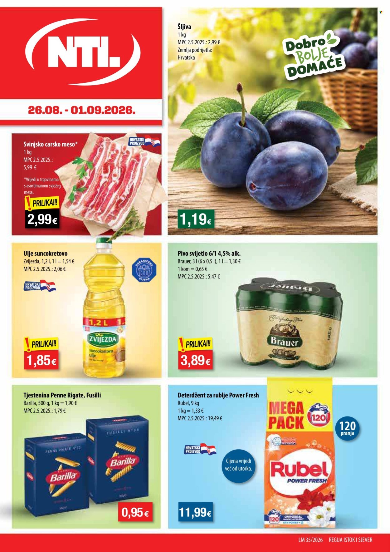 NTL katalog - Od srijede 26.08.2026.