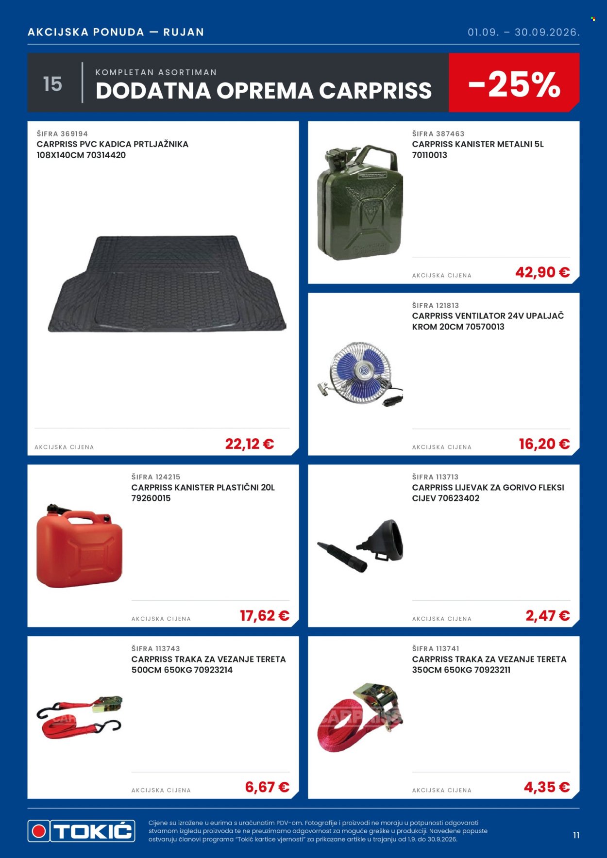 TOKIĆ katalog - Akcijski letak