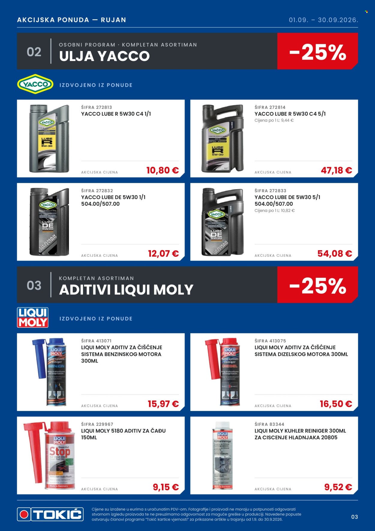 TOKIĆ katalog - Akcijski letak