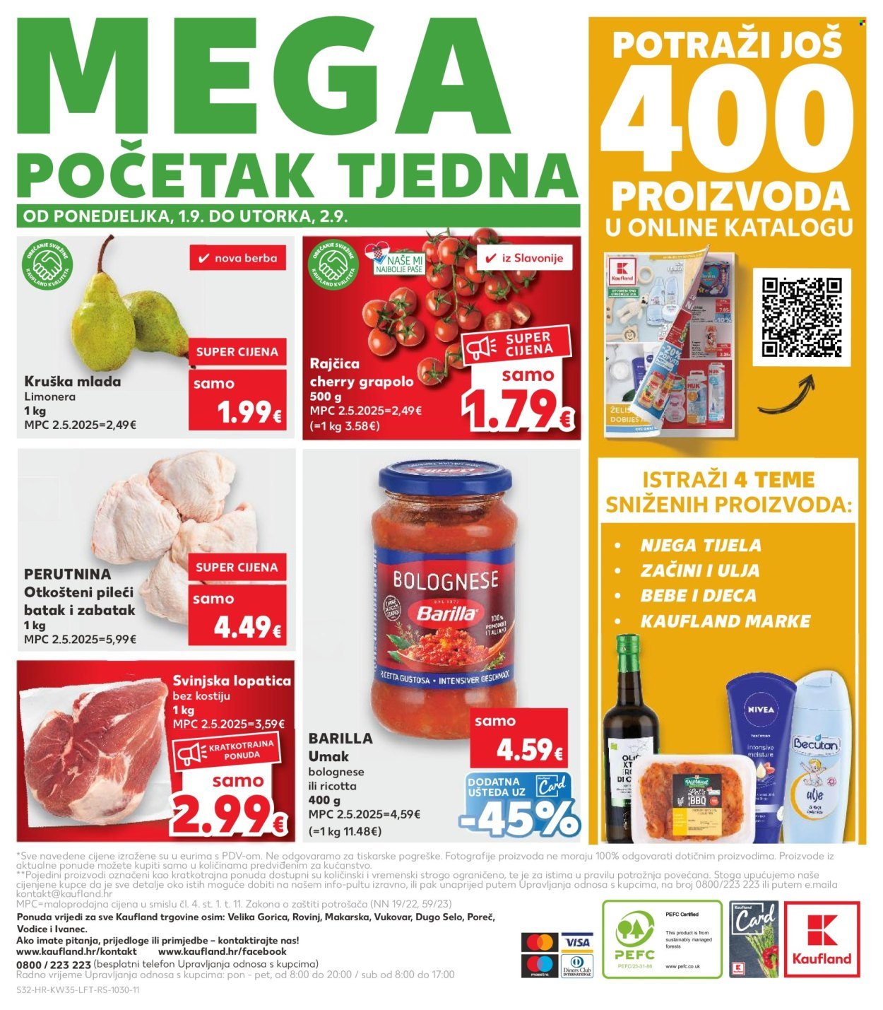 KAUFLAND katalog - Od srijede 27.08.2025.
