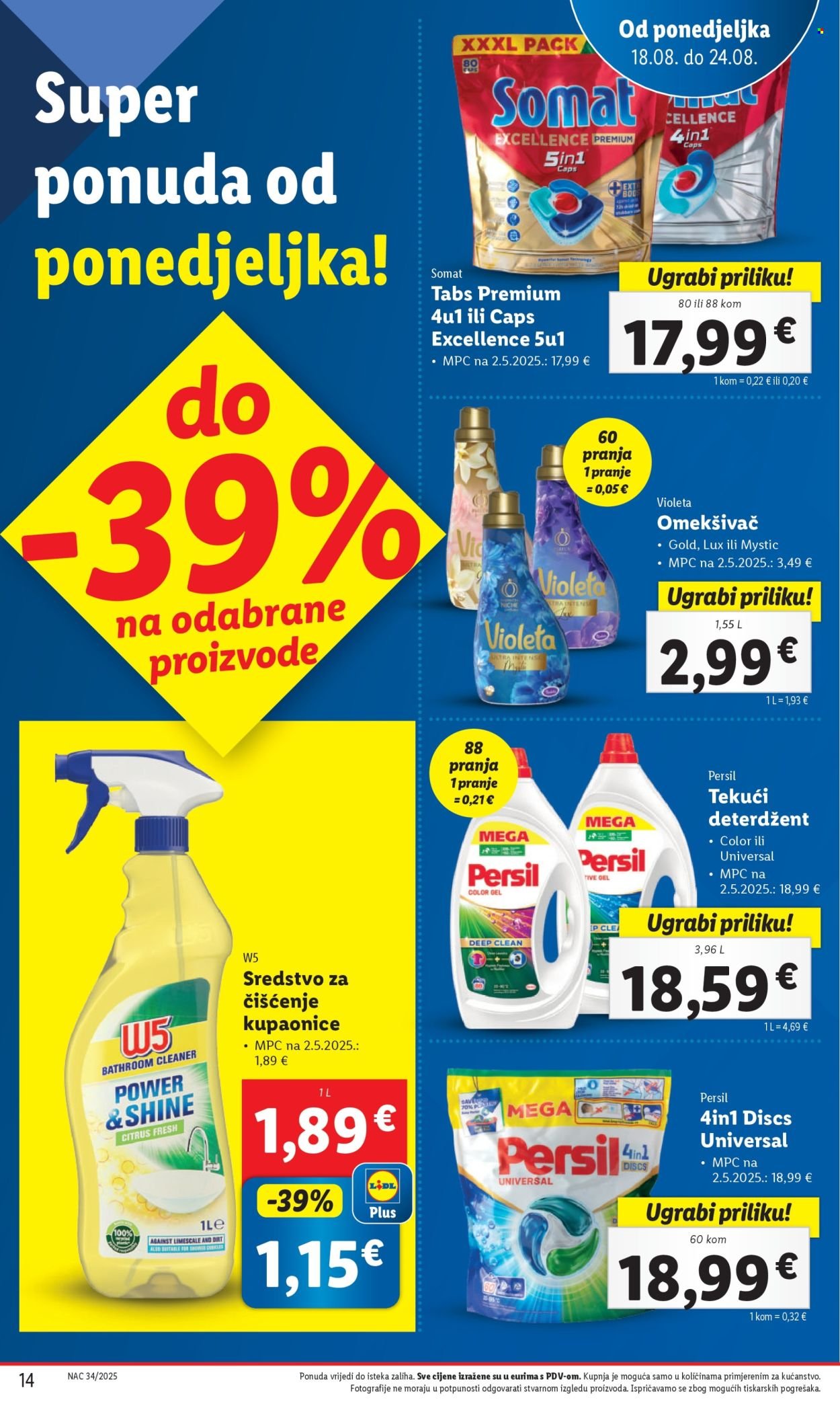 LIDL katalog - Od ponedeljka 18.08.2025.