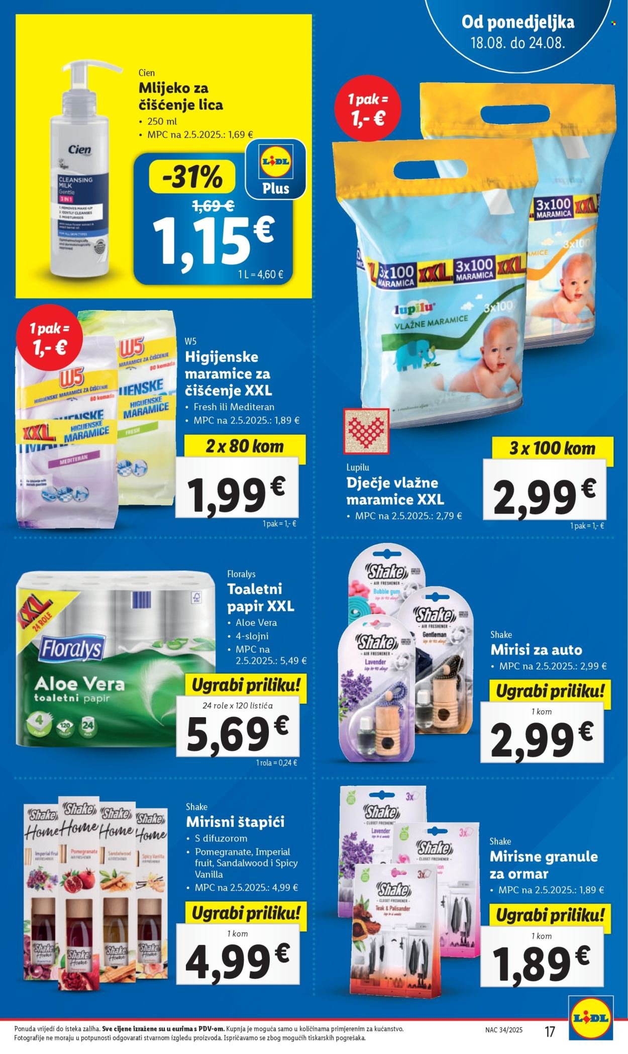 LIDL katalog - Od ponedeljka 18.08.2025.