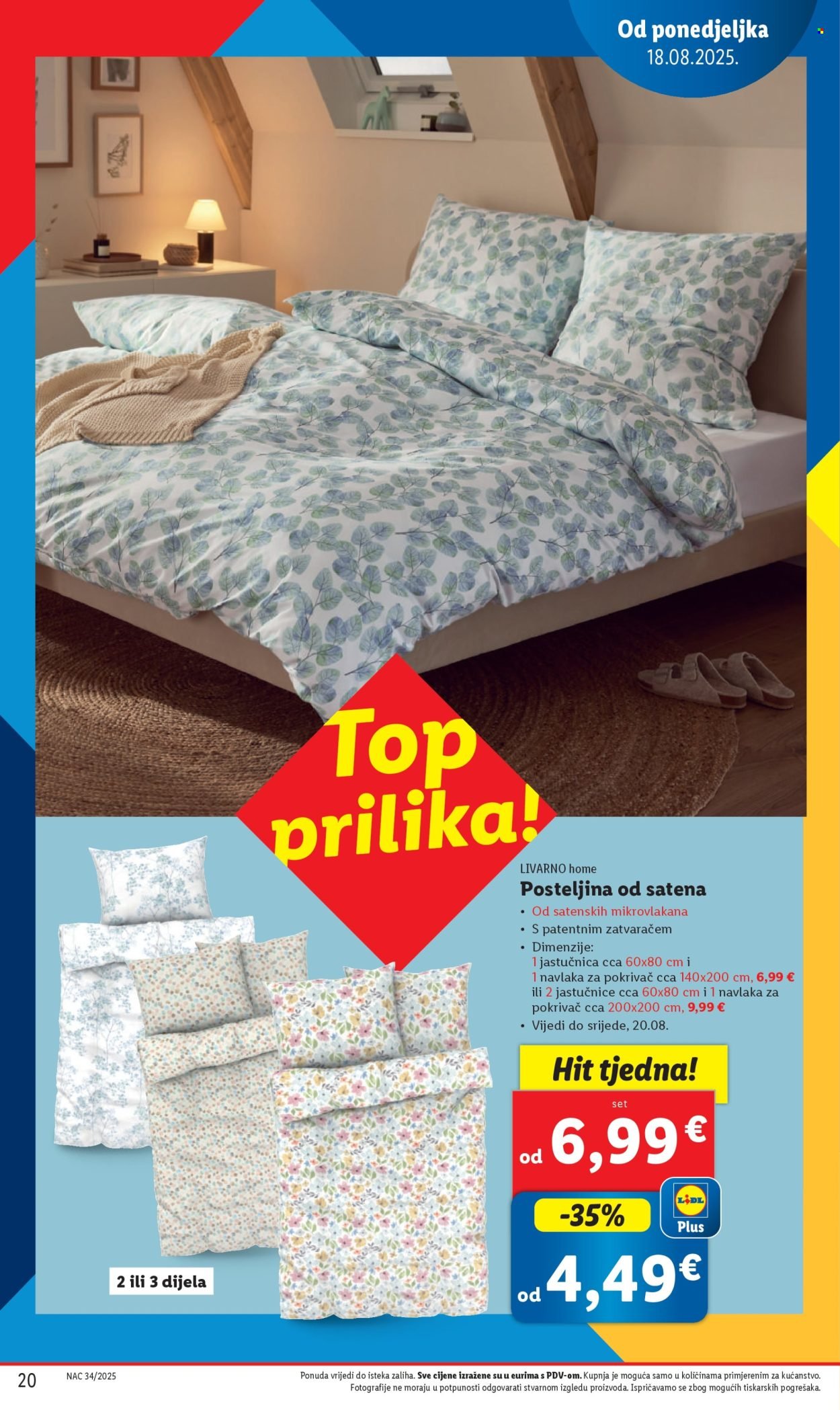LIDL katalog - Od ponedeljka 18.08.2025.