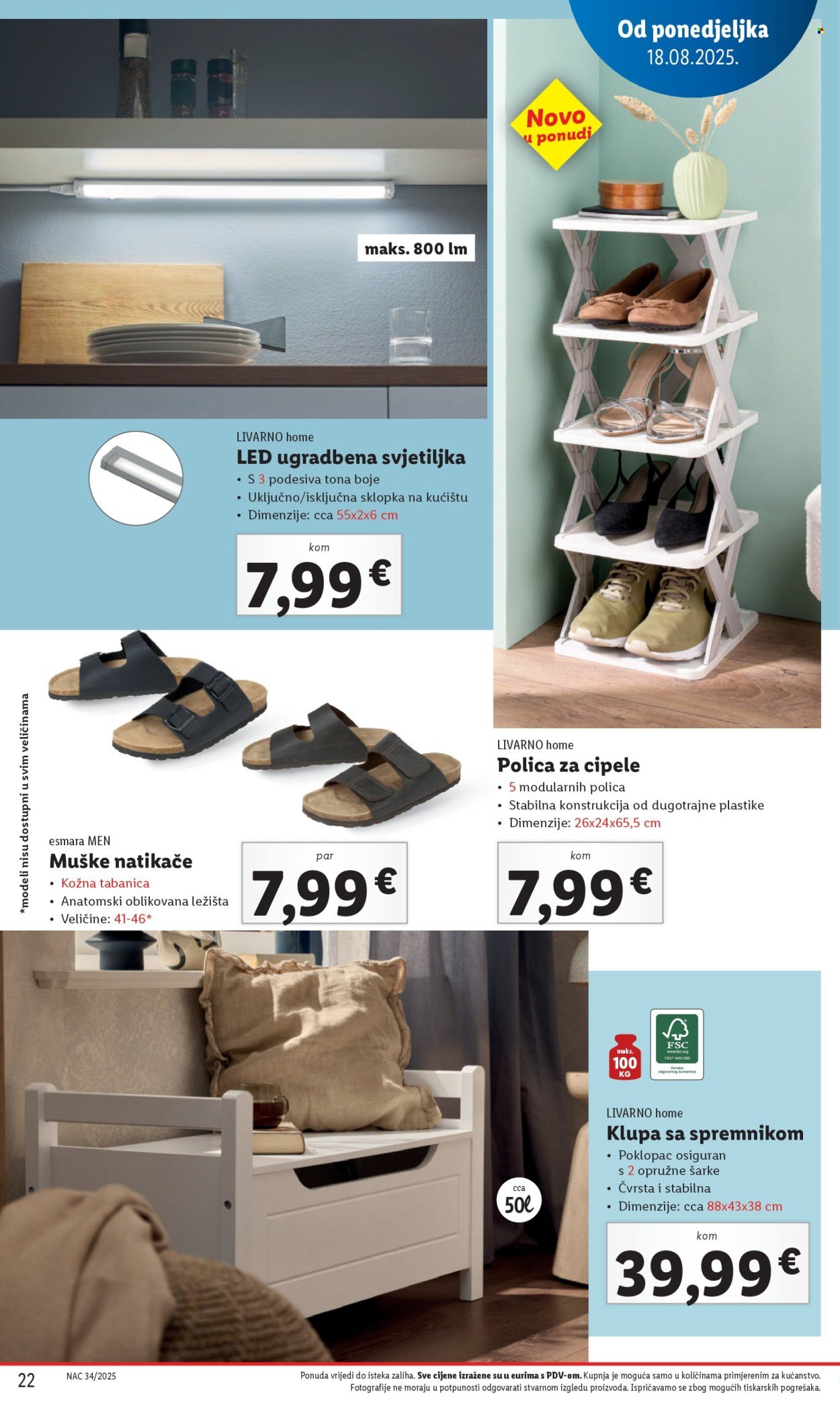 LIDL katalog - Od ponedeljka 18.08.2025.