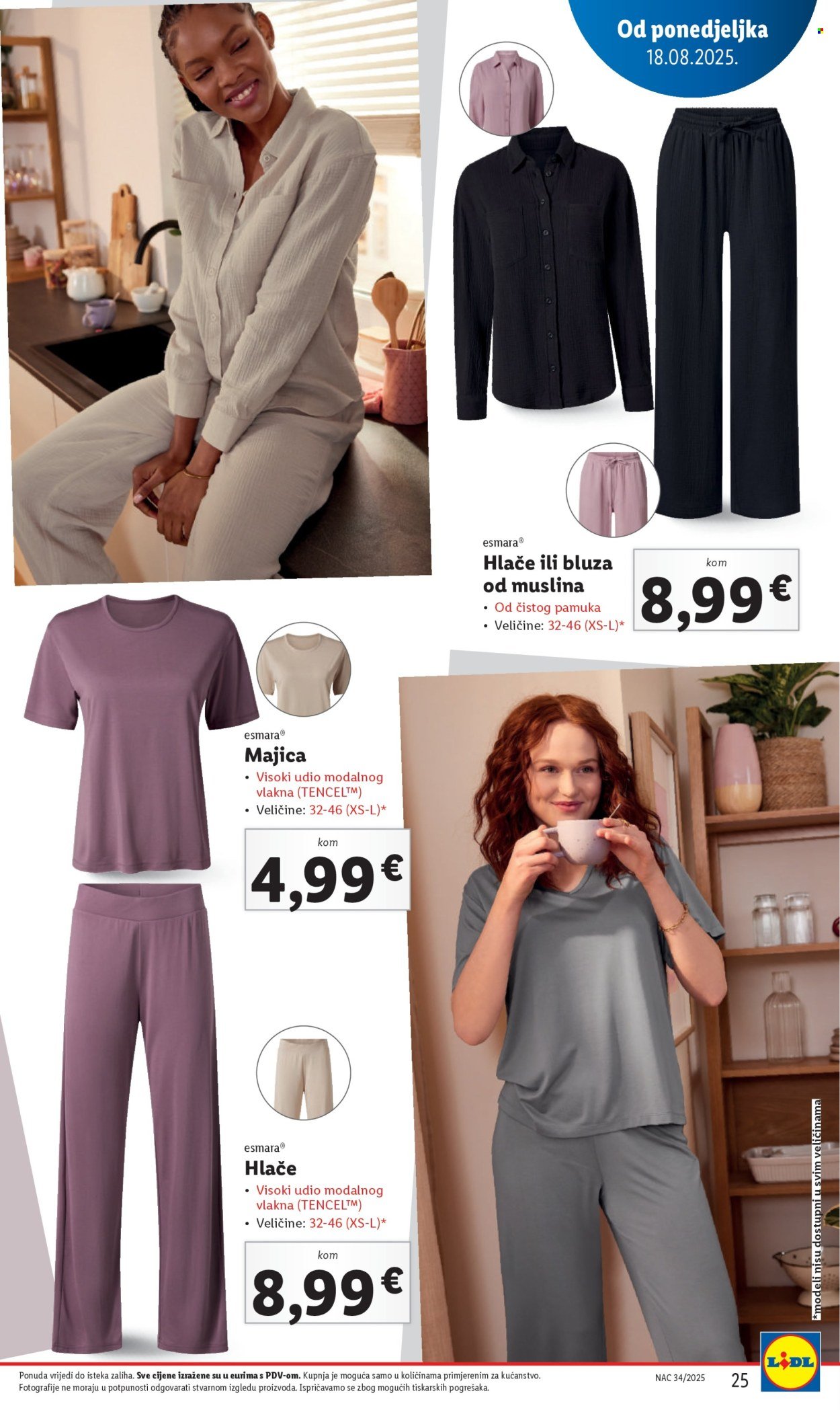 LIDL katalog - Od ponedeljka 18.08.2025.