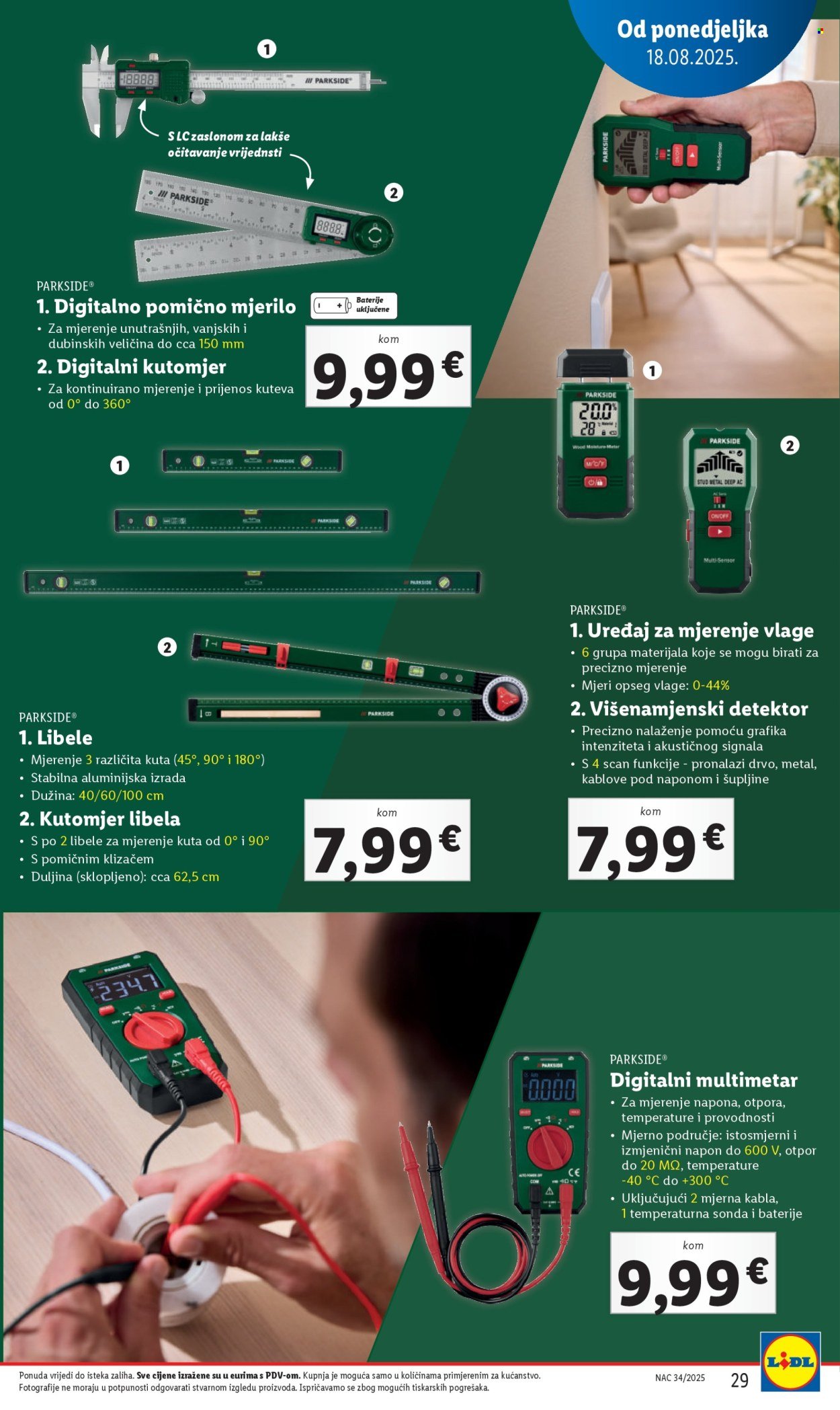 LIDL katalog - Od ponedeljka 18.08.2025.