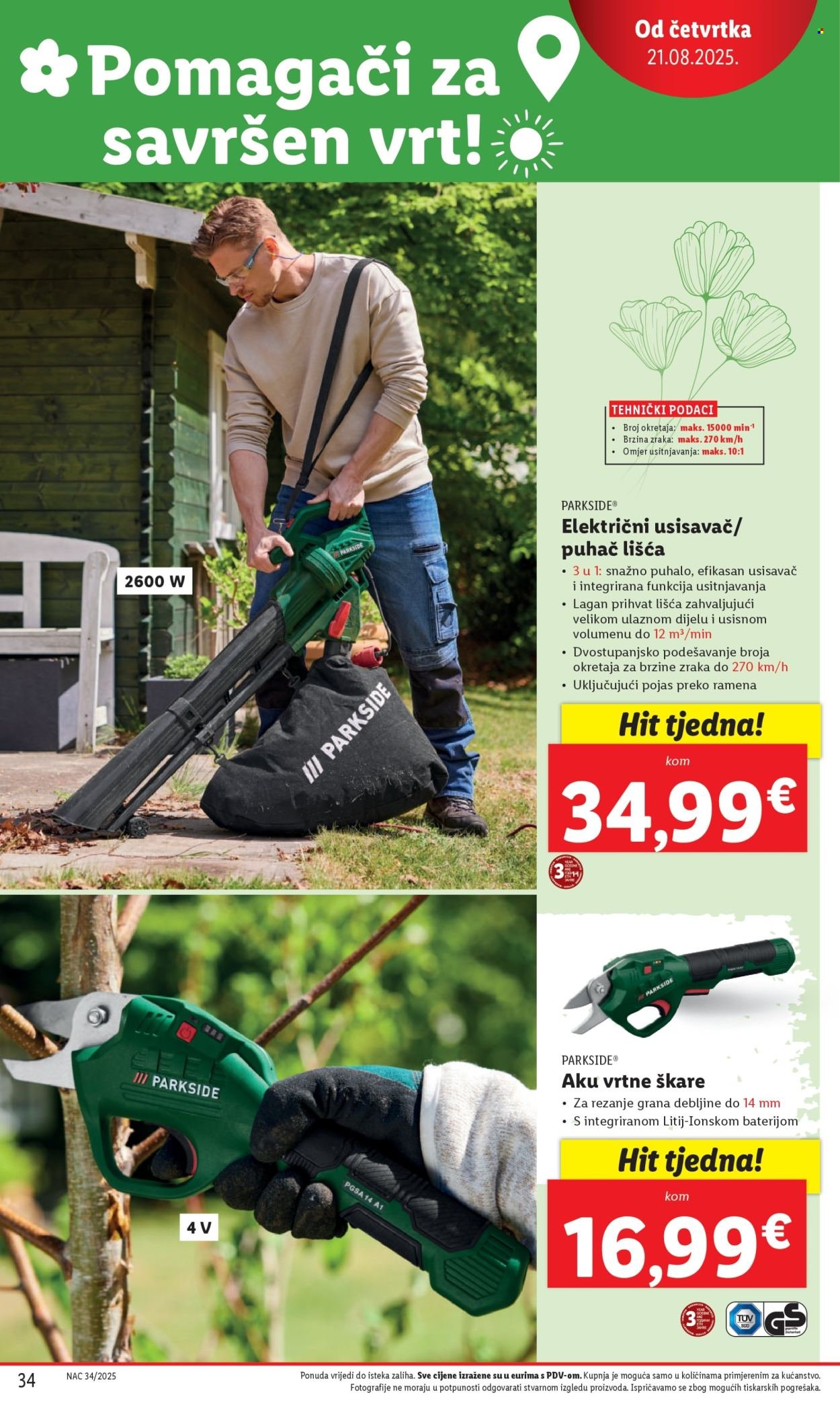 LIDL katalog - Od ponedeljka 18.08.2025.