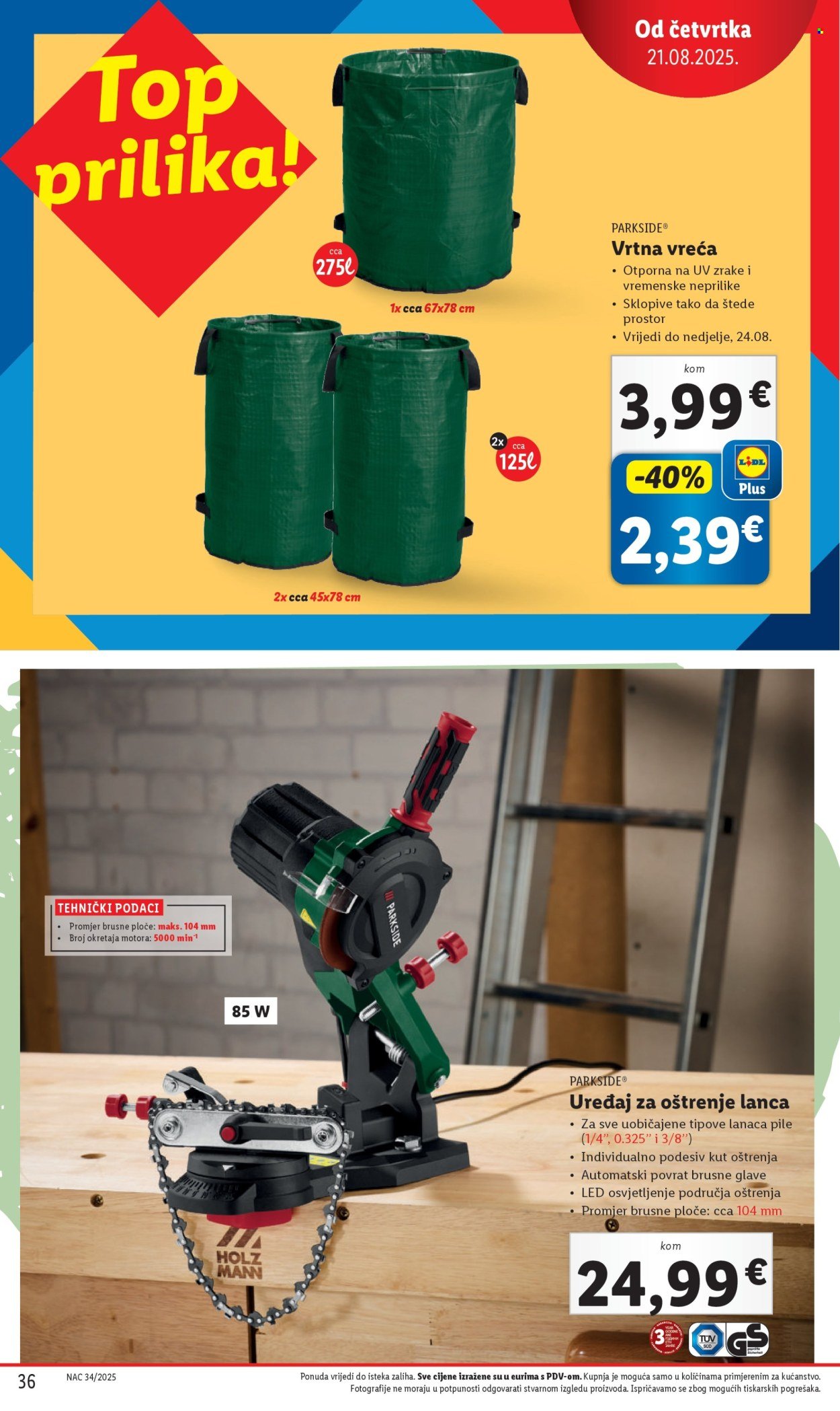 LIDL katalog - Od ponedeljka 18.08.2025.