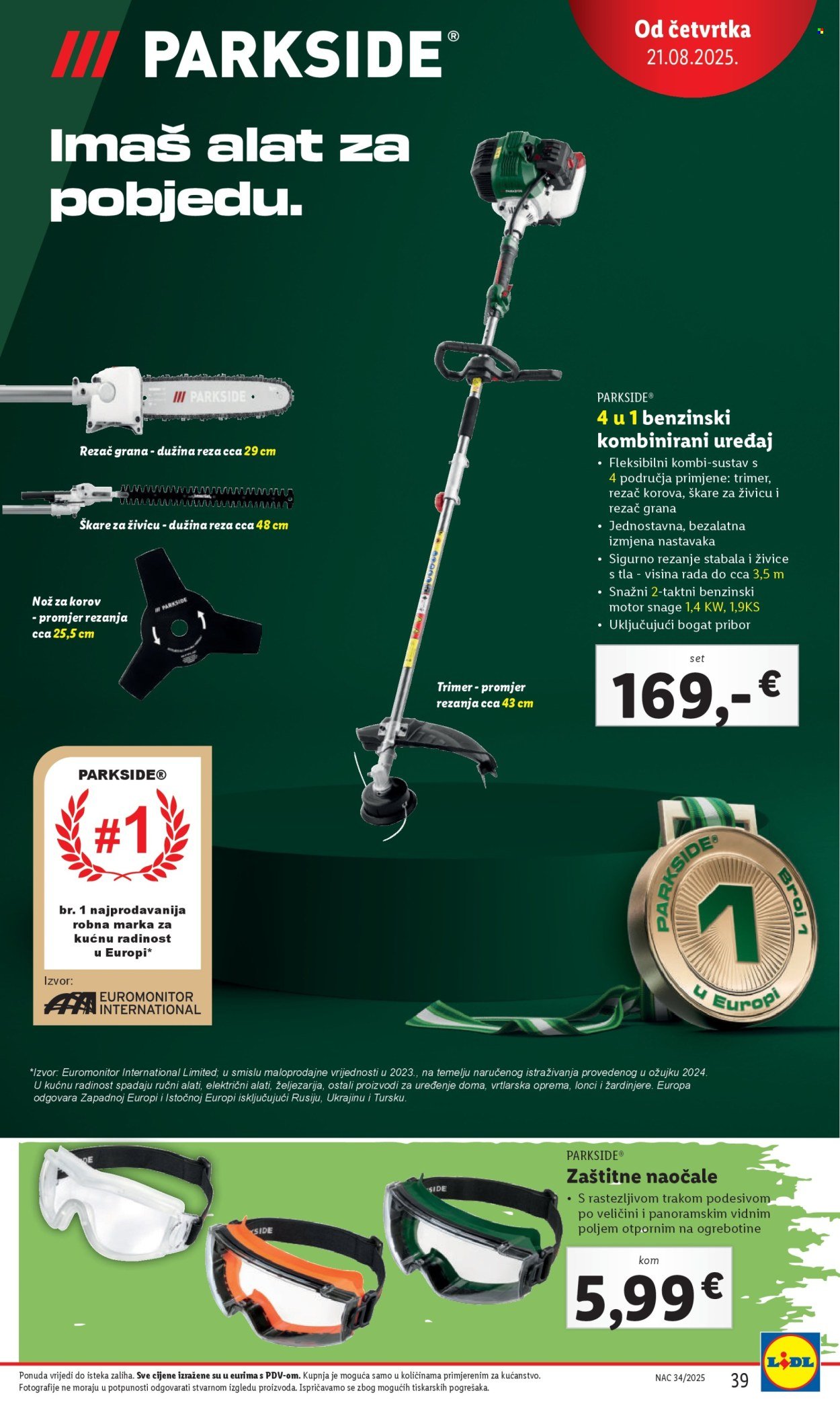 LIDL katalog - Od ponedeljka 18.08.2025.