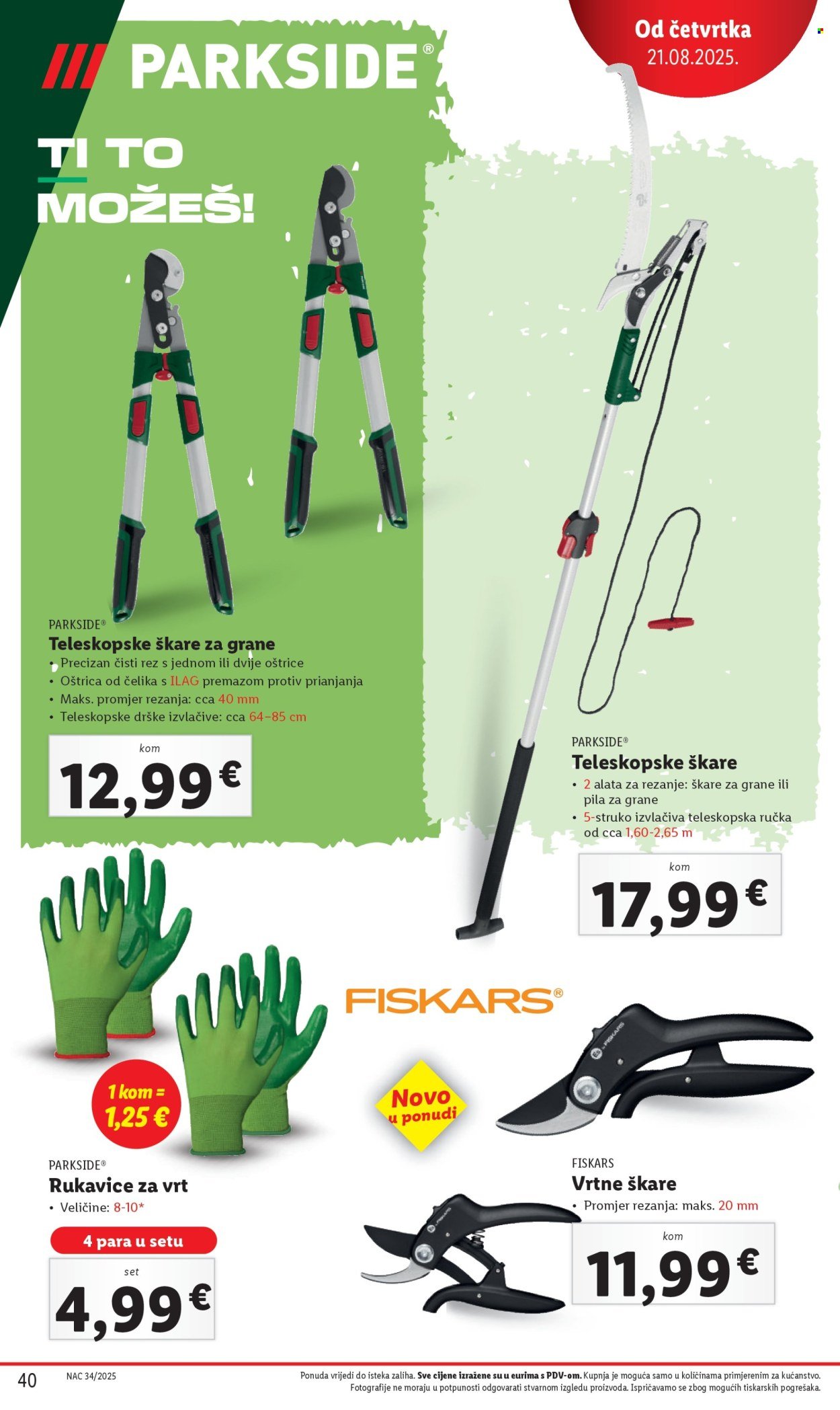 LIDL katalog - Od ponedeljka 18.08.2025.