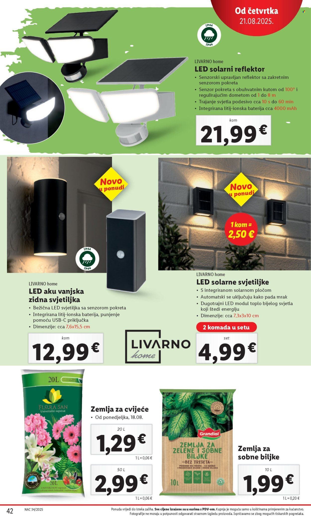 LIDL katalog - Od ponedeljka 18.08.2025.