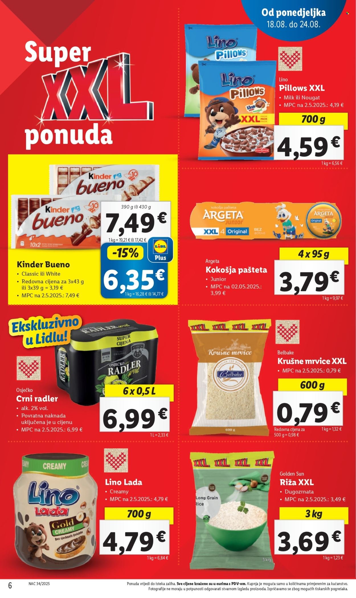 LIDL katalog - Od ponedeljka 18.08.2025.