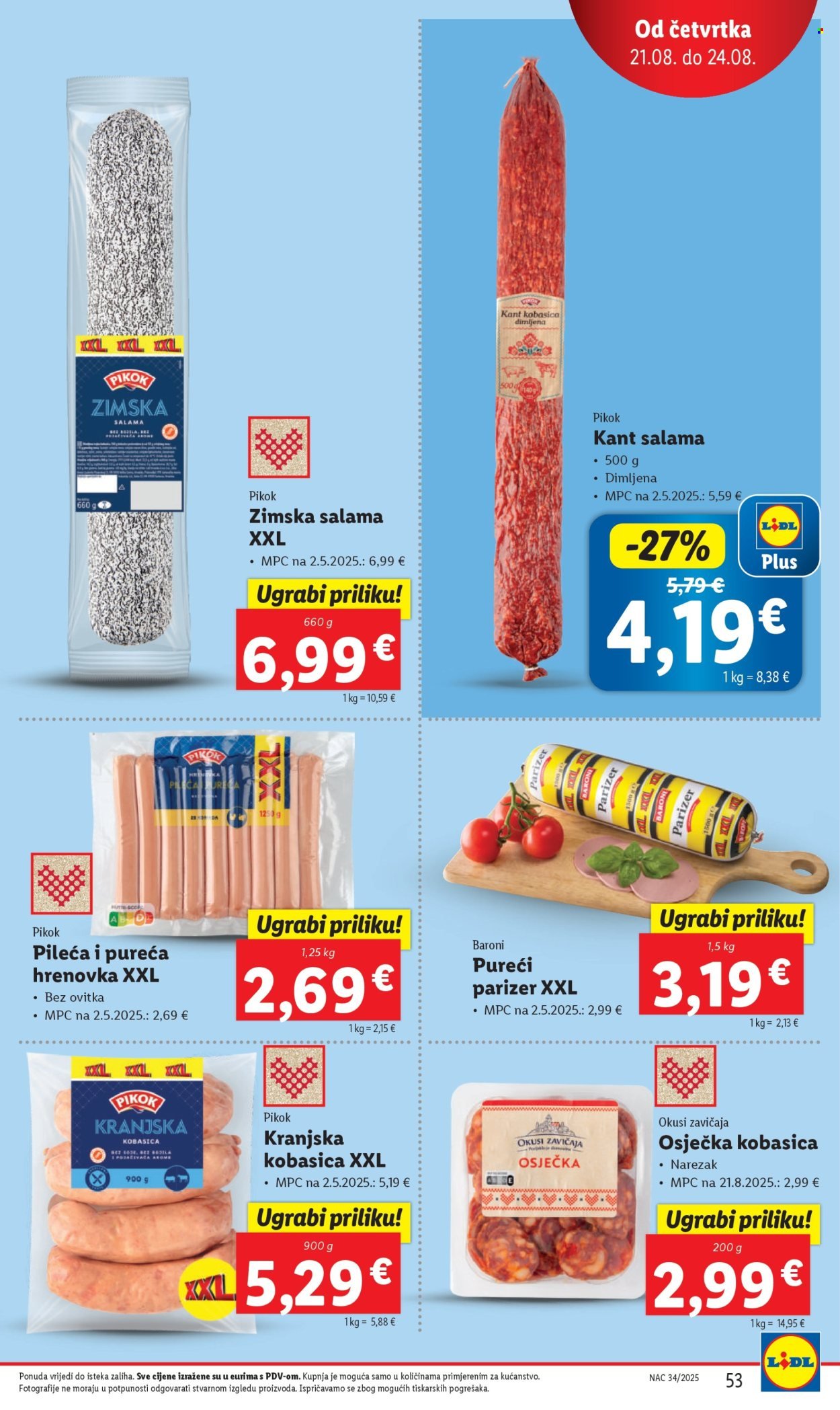 LIDL katalog - Od ponedeljka 18.08.2025.