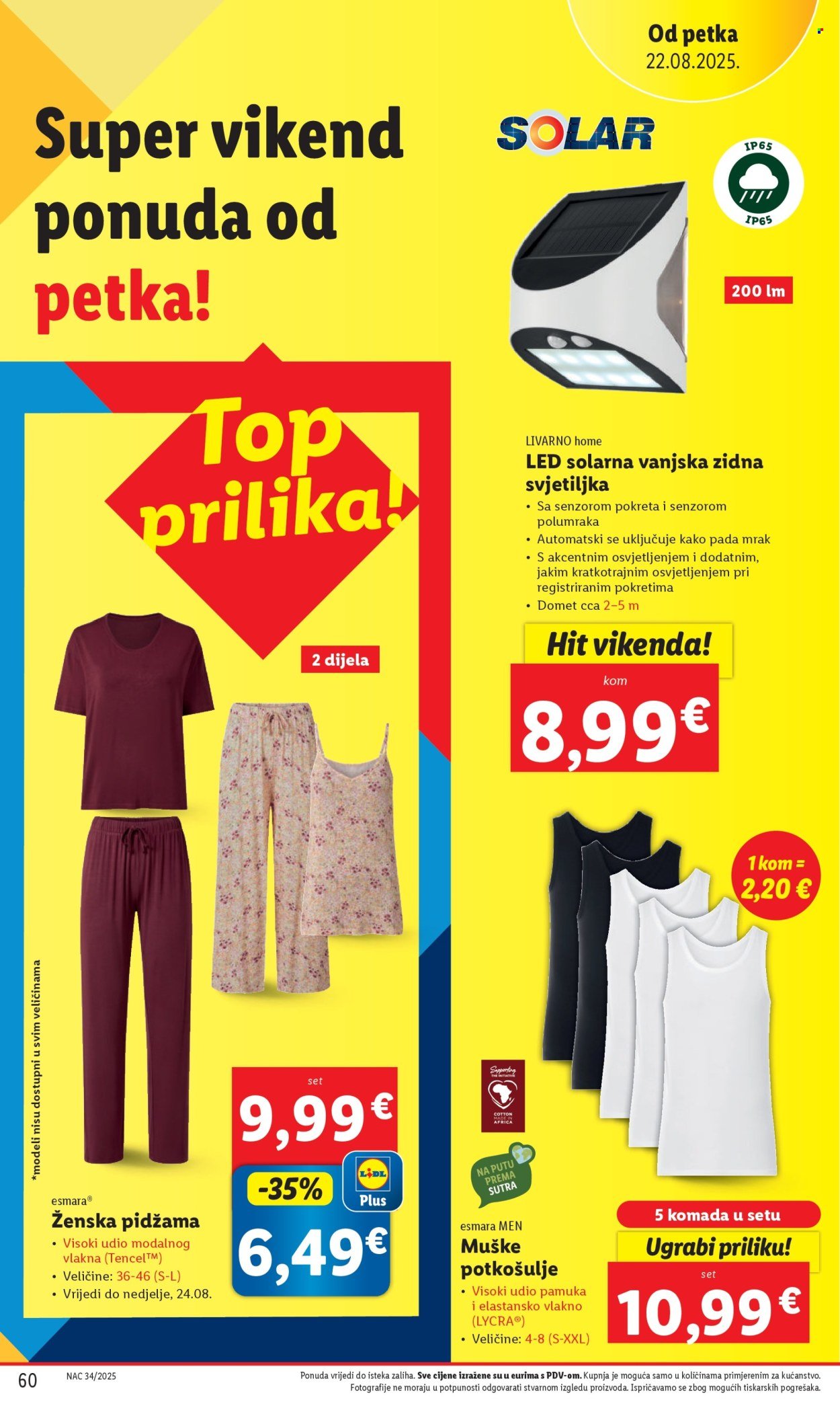 LIDL katalog - Od ponedeljka 18.08.2025.