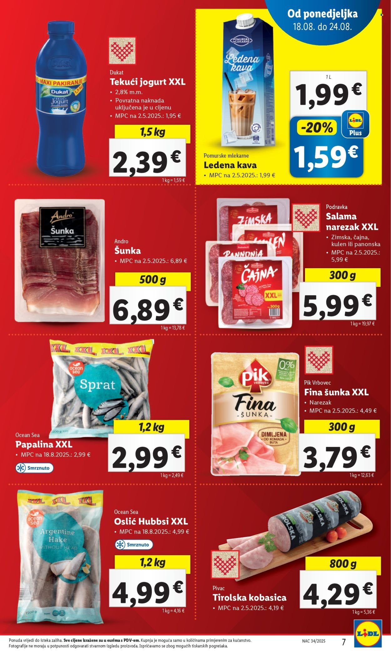 LIDL katalog - Od ponedeljka 18.08.2025.