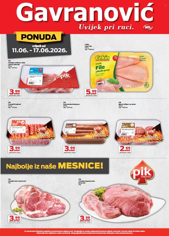 GAVRANOVIĆ katalog - Od četvrtka 11.06.2026.