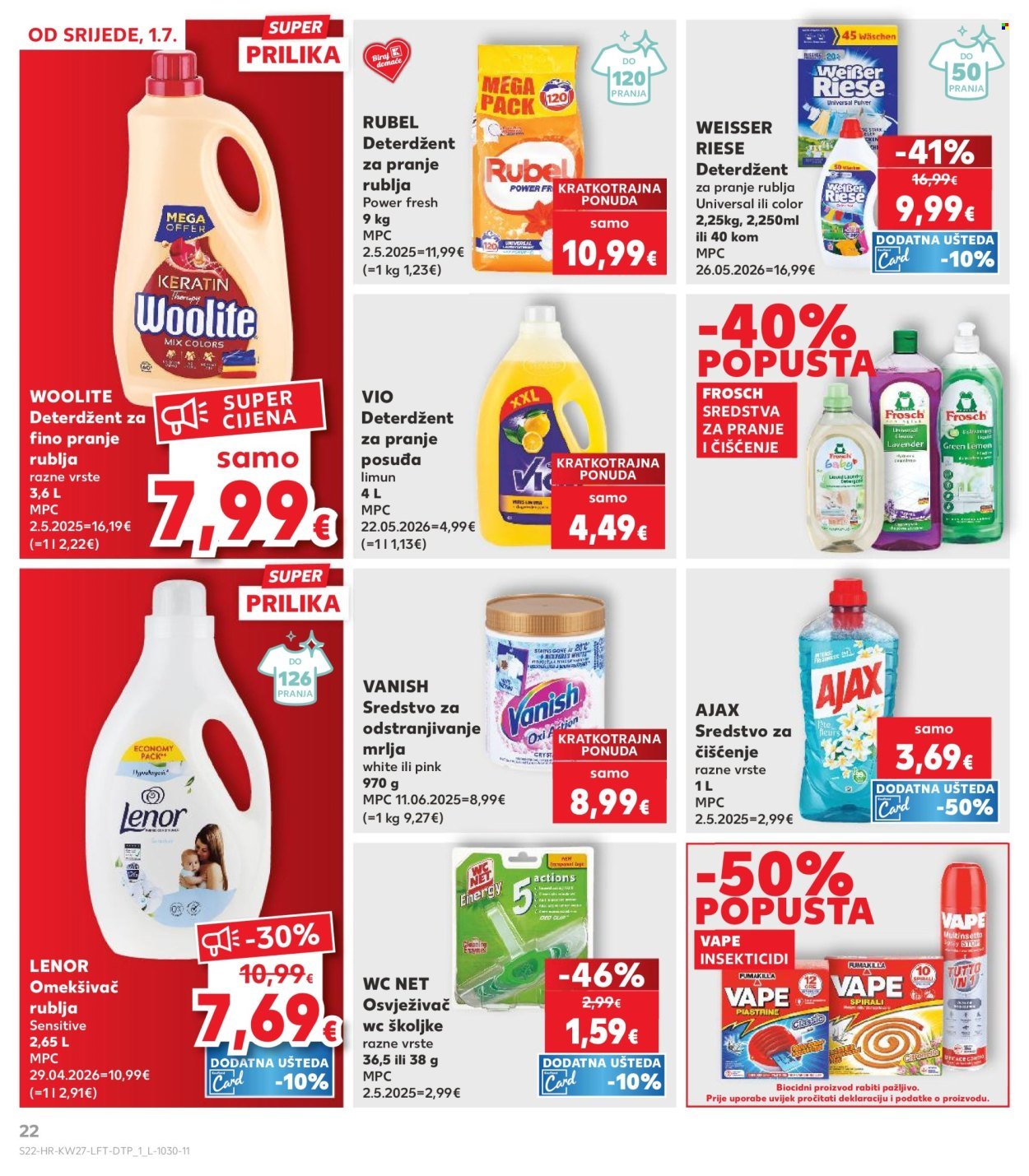 KAUFLAND katalog - ISTE CIJENE NA KOPNU I MORU
