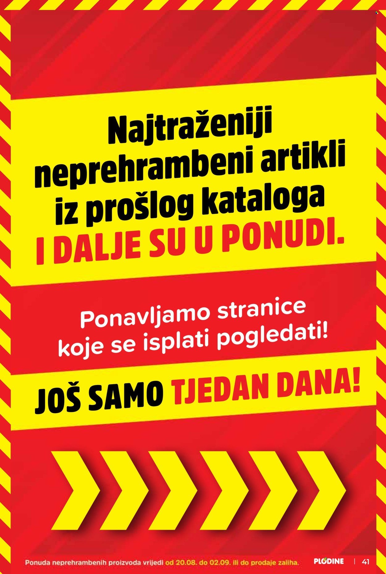 PLODINE katalog - Od srijede 27.08.2025.