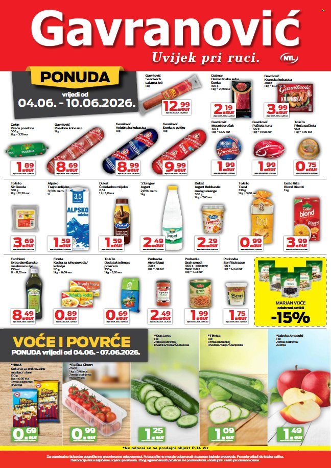 GAVRANOVIĆ katalog - Od četvrtka 04.06.2026.