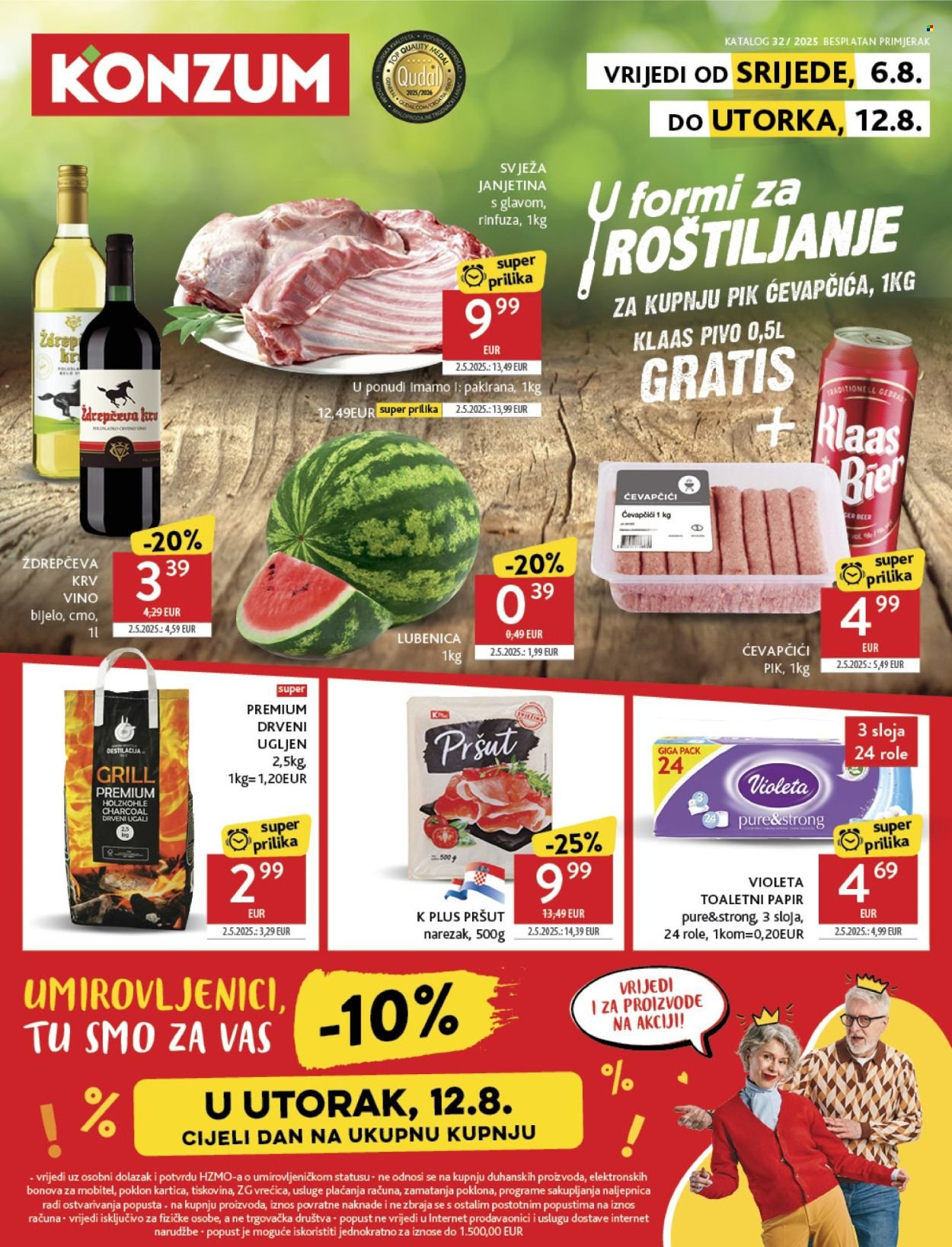KONZUM katalog - Od srijede 06.08.2025.