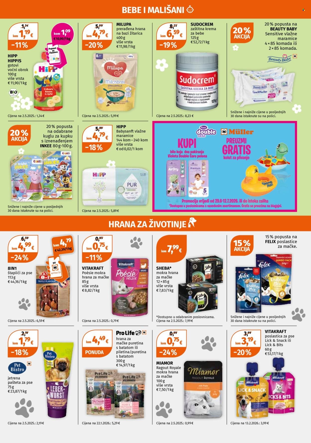 MÜLLER katalog - Od ponedeljka 29.06.2026.
