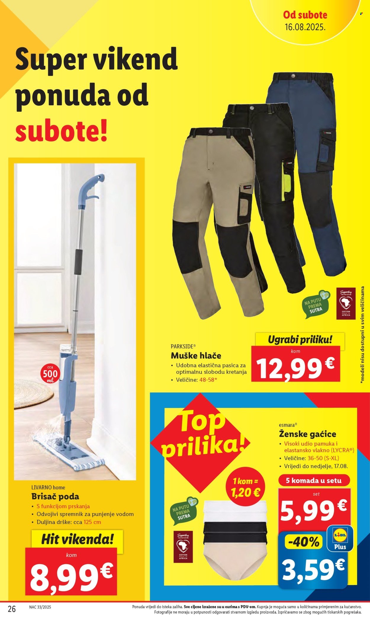 LIDL katalog - Od četvrtka 14.08.2025.