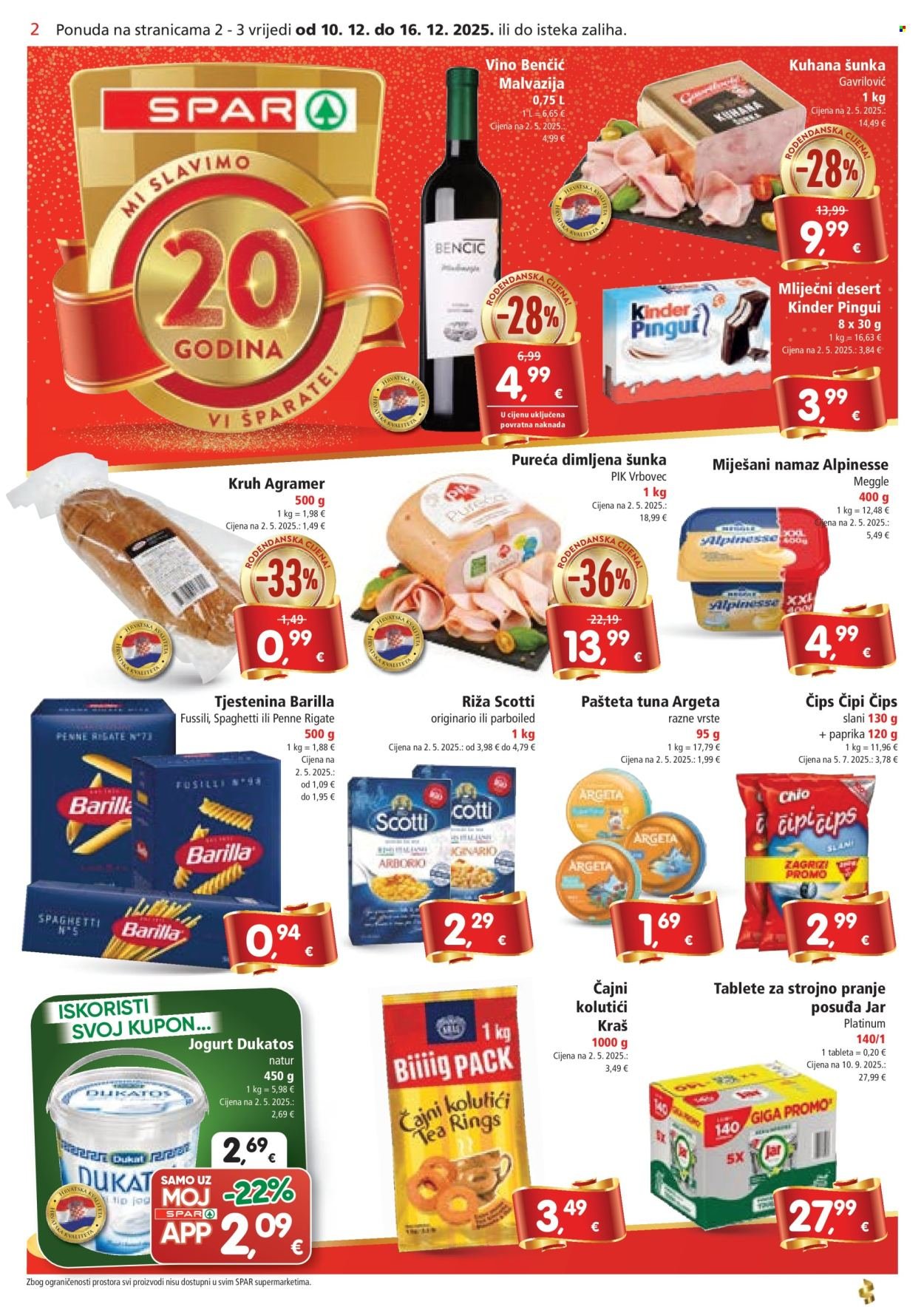 SPAR katalog - Od srijede 10.12.2025.