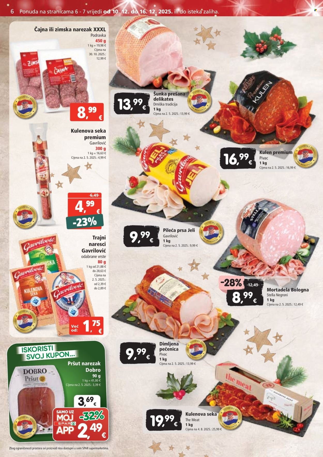 SPAR katalog - Od srijede 10.12.2025.