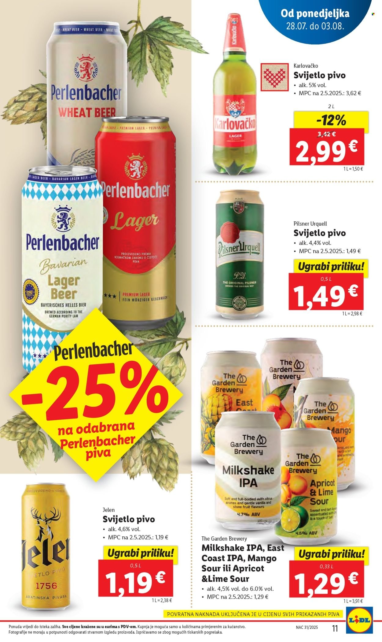 LIDL katalog - Od ponedeljka 28.07.2025.