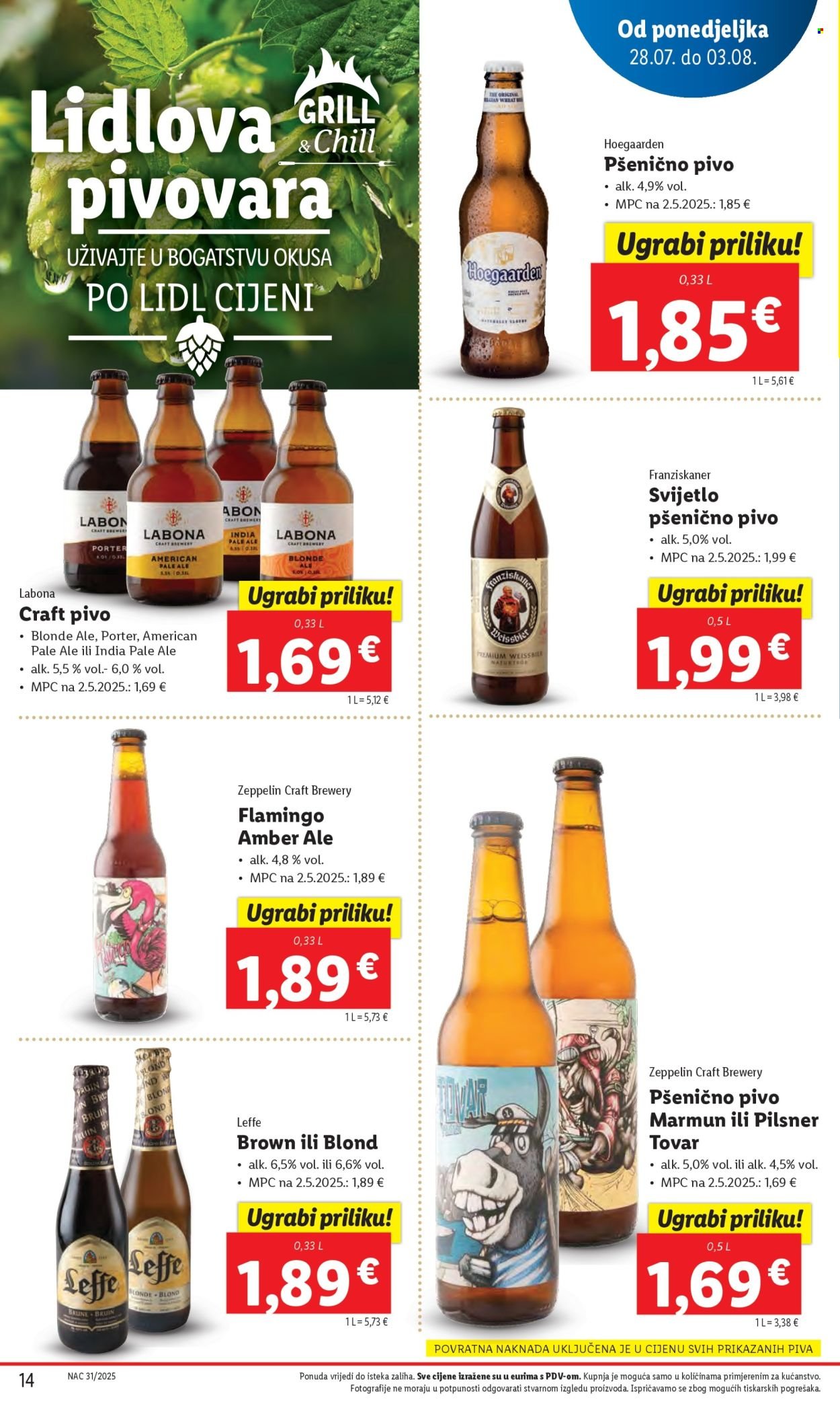 LIDL katalog - Od ponedeljka 28.07.2025.
