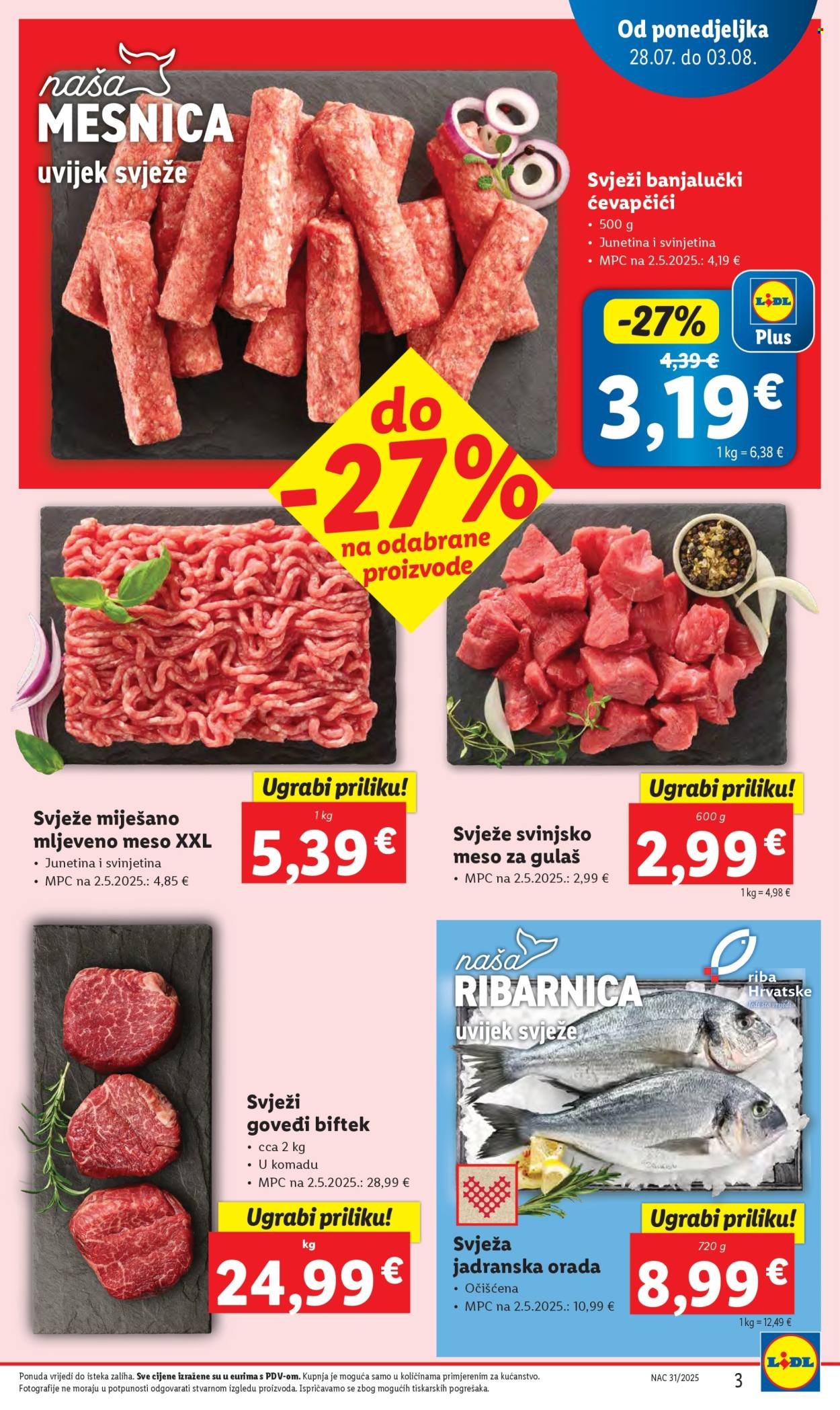 LIDL katalog - Od ponedeljka 28.07.2025.