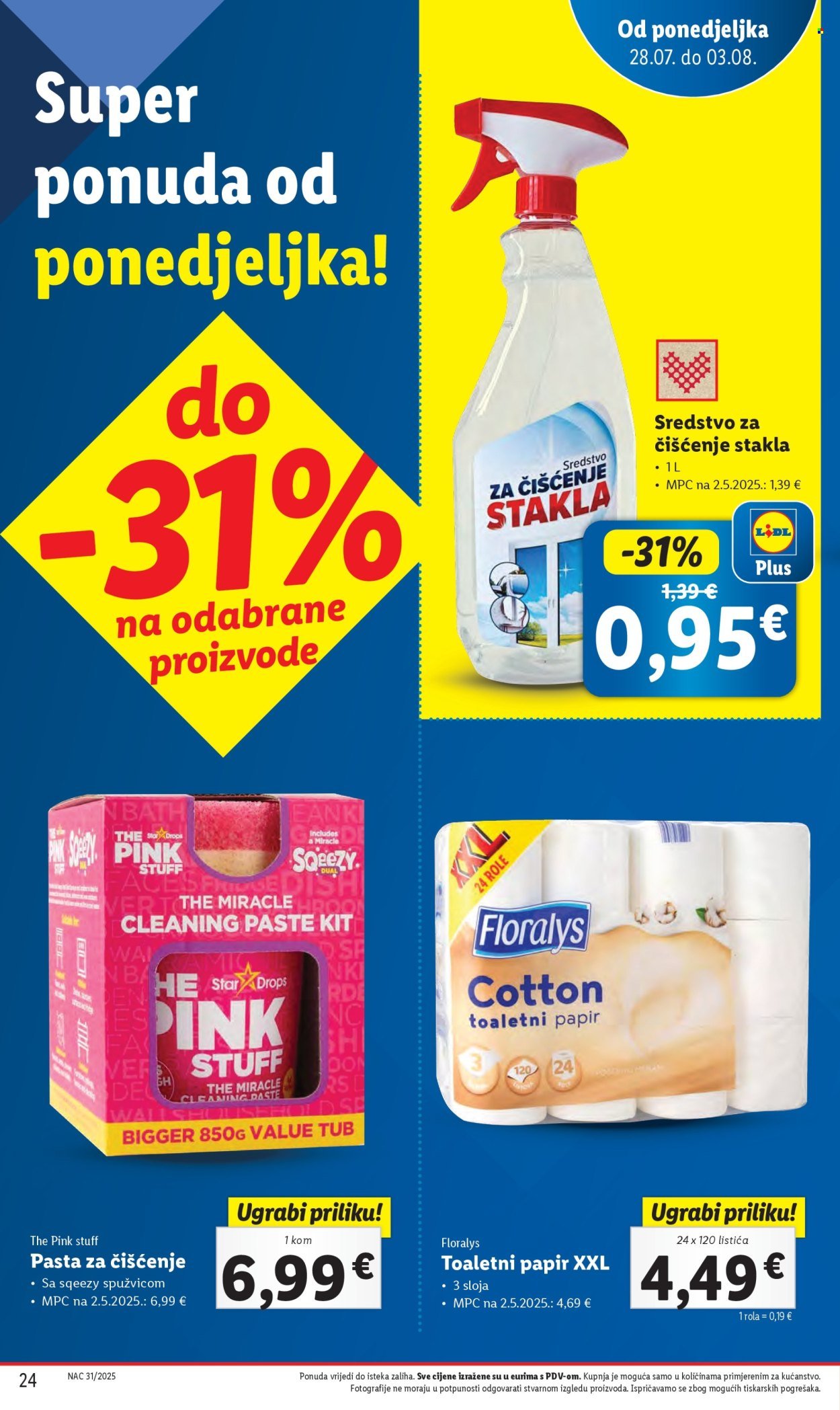 LIDL katalog - Od ponedeljka 28.07.2025.