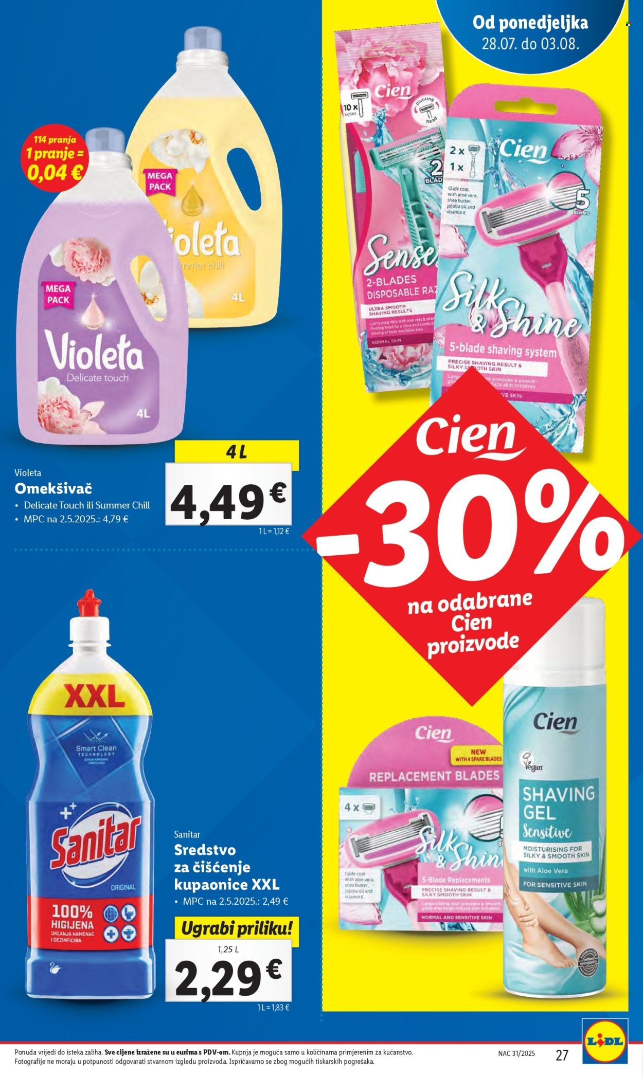 LIDL katalog - Od ponedeljka 28.07.2025.