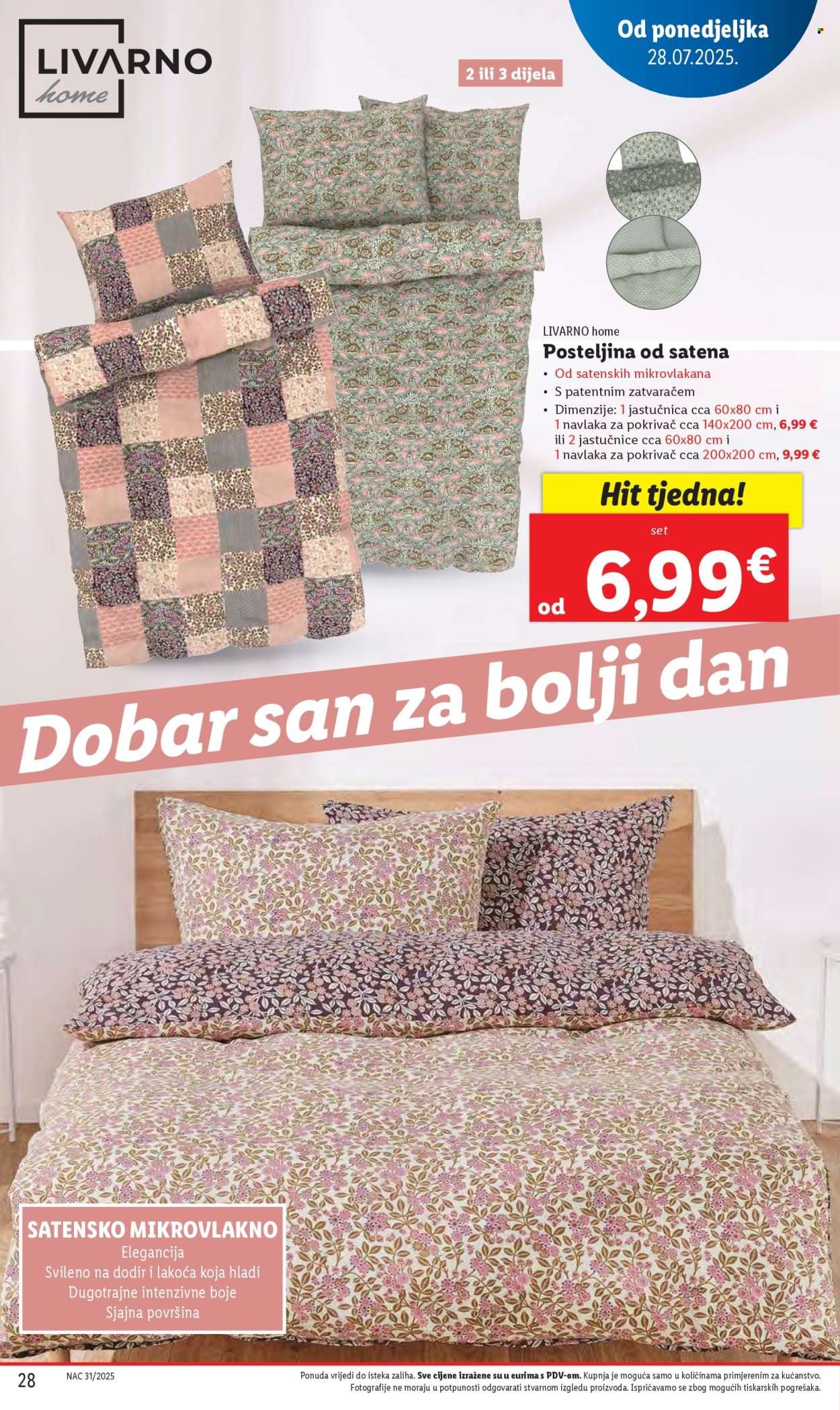 LIDL katalog - Od ponedeljka 28.07.2025.