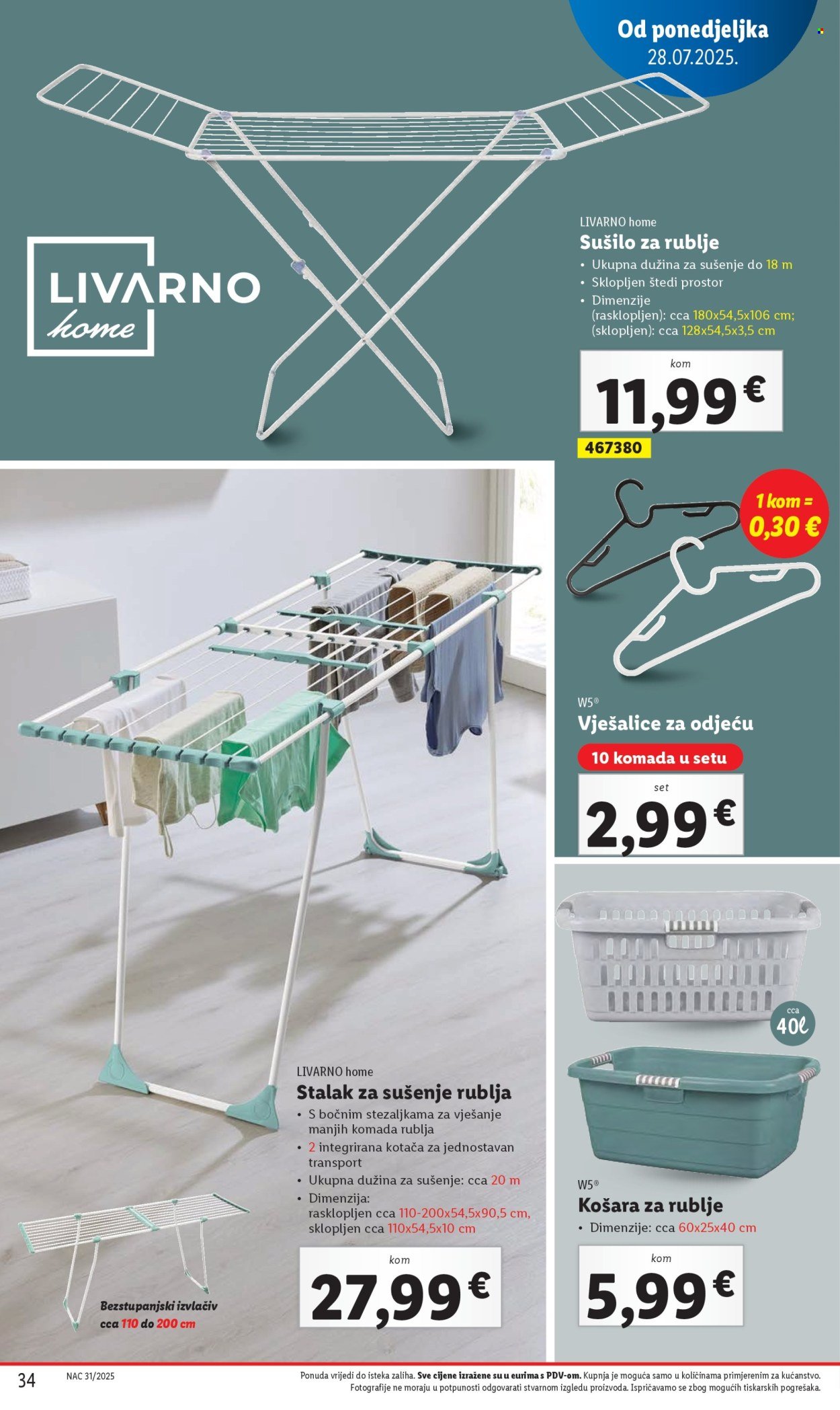 LIDL katalog - Od ponedeljka 28.07.2025.