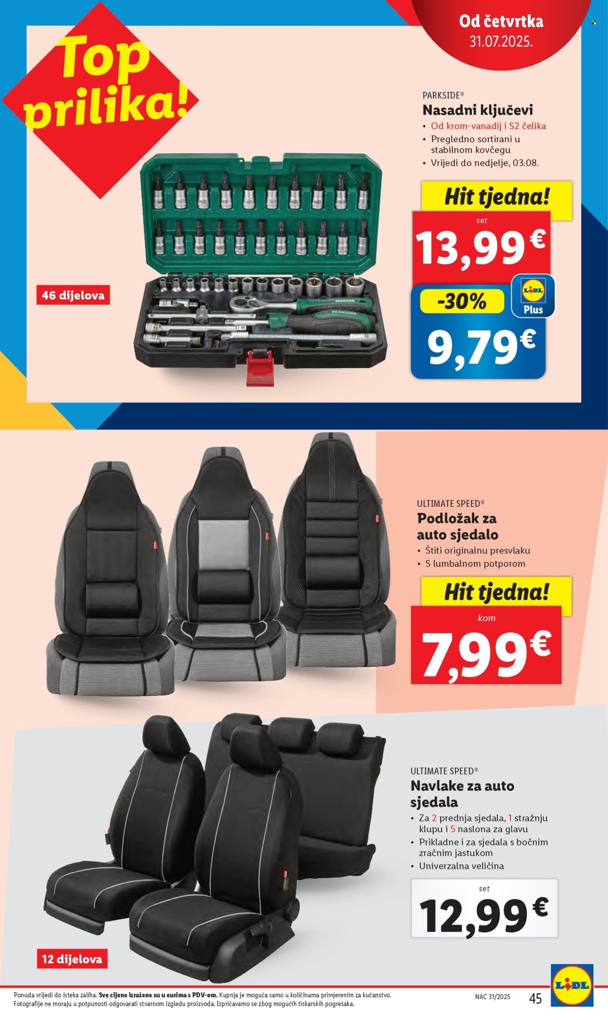 LIDL katalog - Od ponedeljka 28.07.2025.