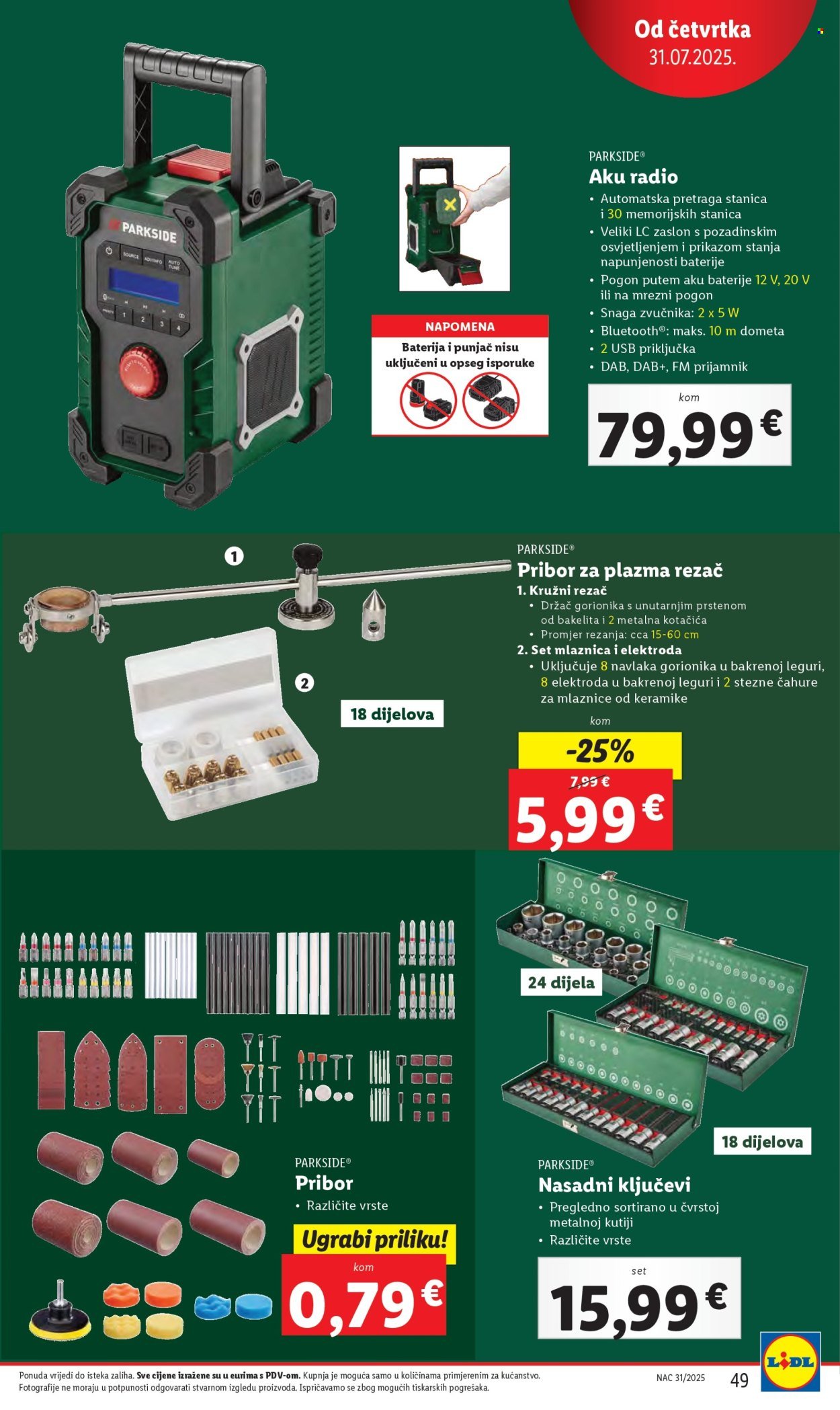 LIDL katalog - Od ponedeljka 28.07.2025.