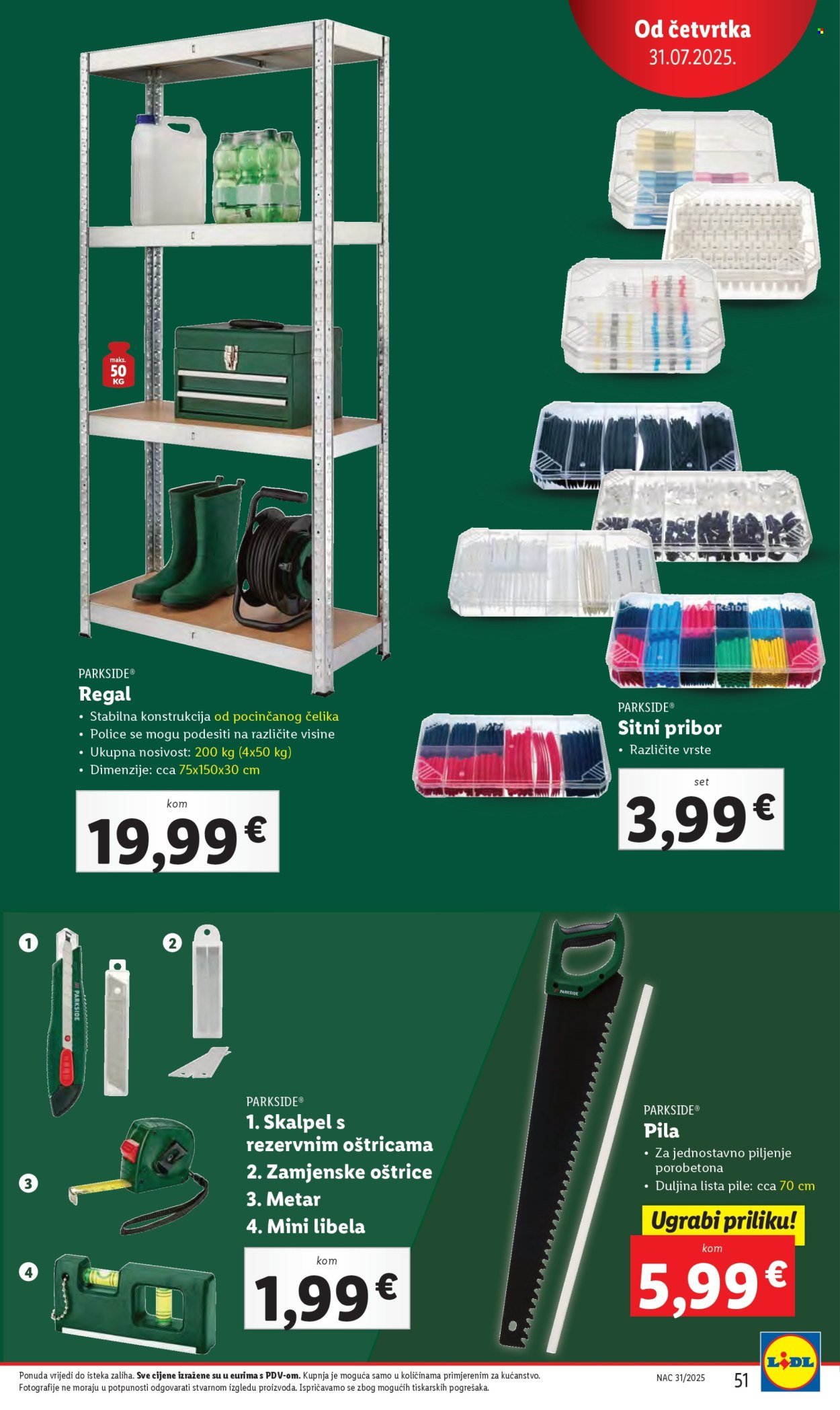 LIDL katalog - Od ponedeljka 28.07.2025.