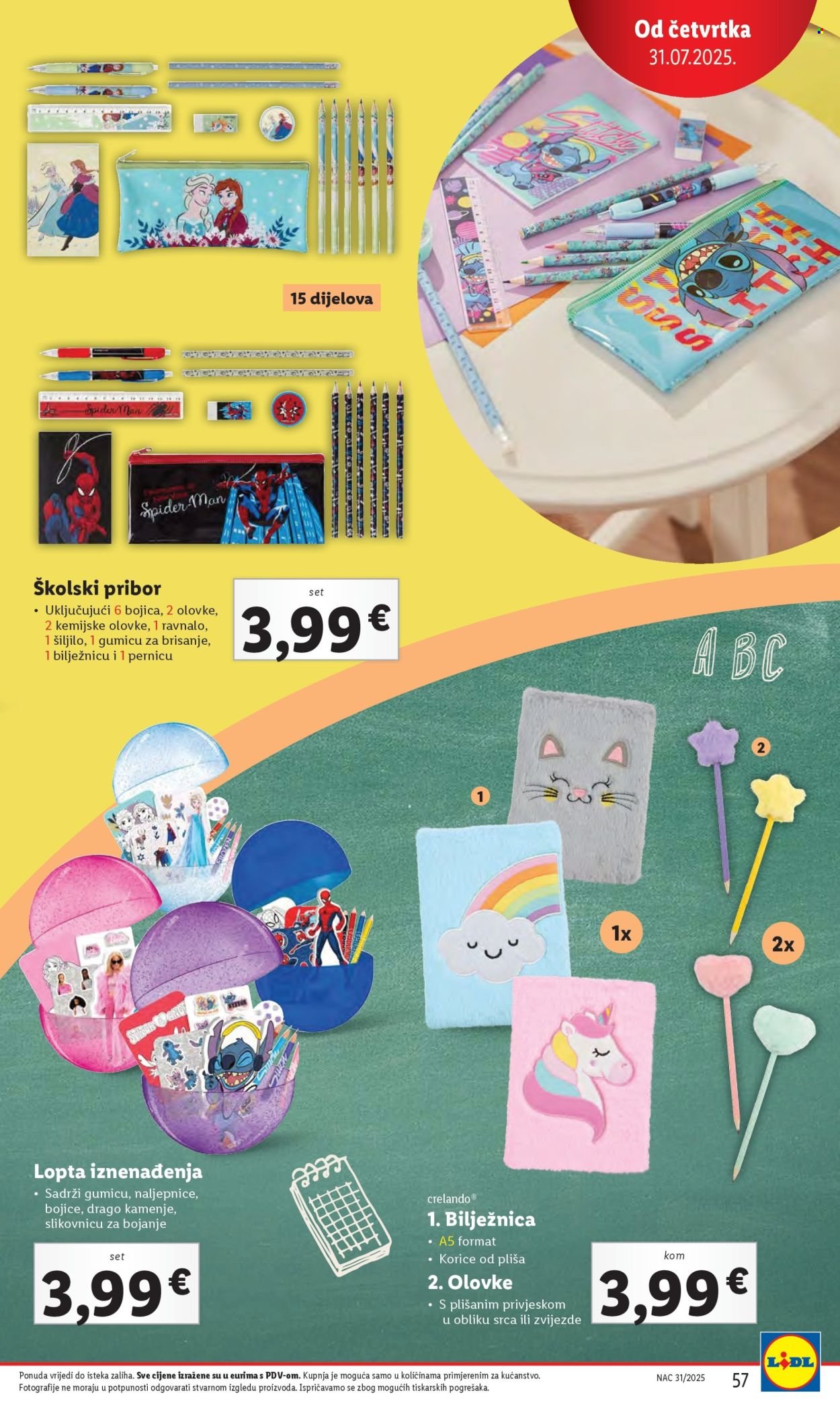 LIDL katalog - Od ponedeljka 28.07.2025.