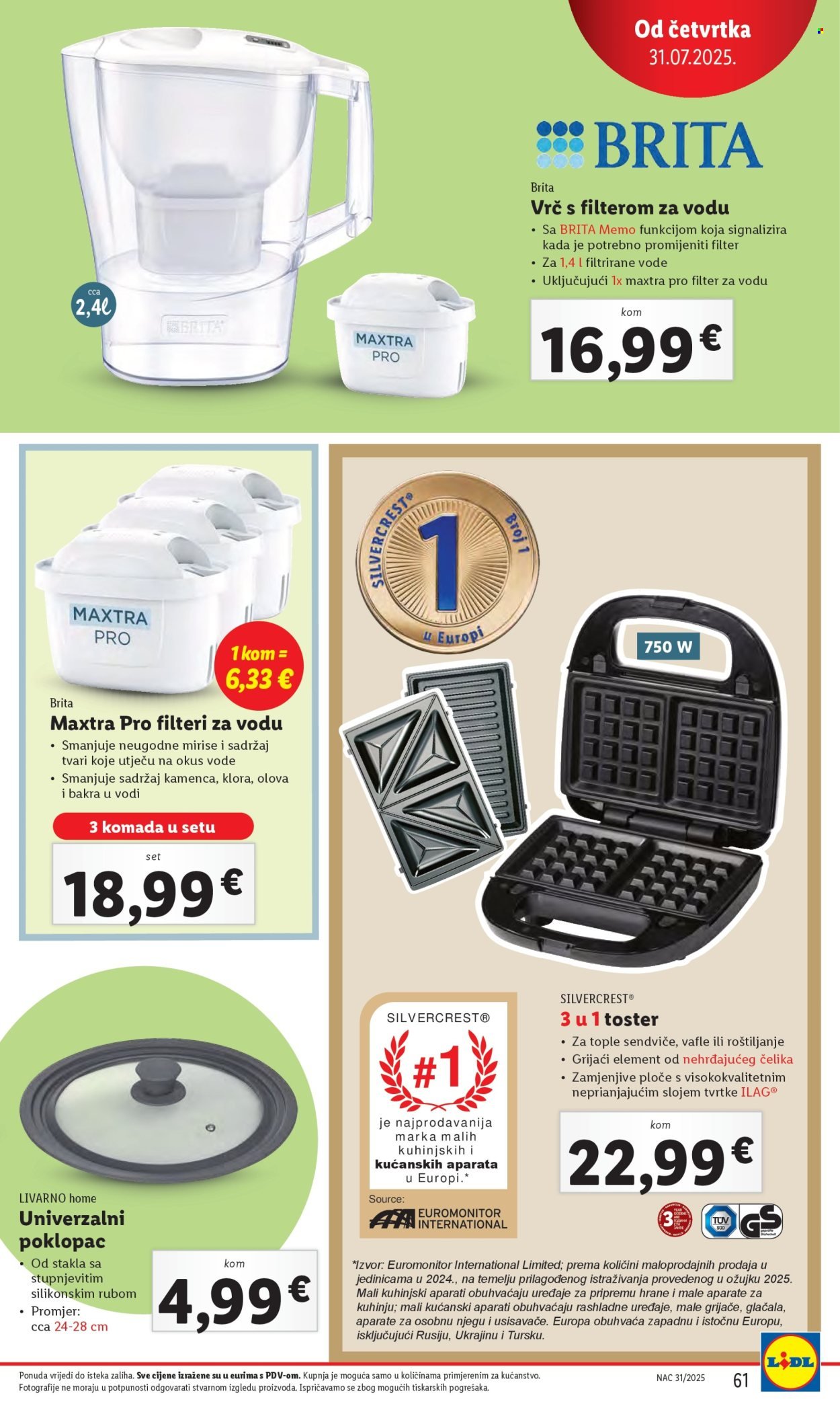LIDL katalog - Od ponedeljka 28.07.2025.
