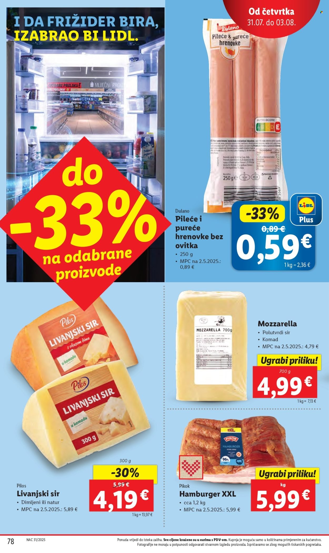LIDL katalog - Od ponedeljka 28.07.2025.