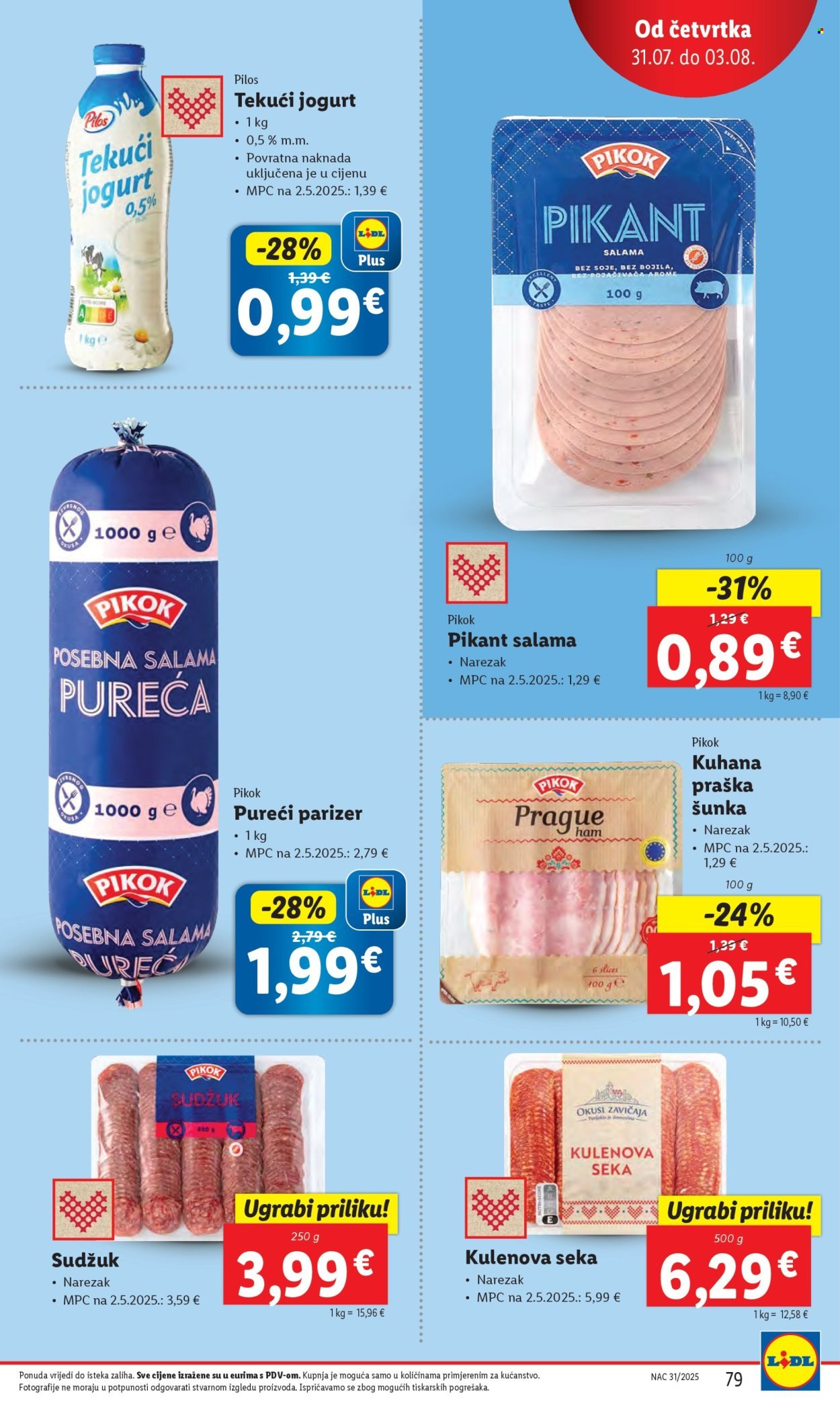 LIDL katalog - Od ponedeljka 28.07.2025.