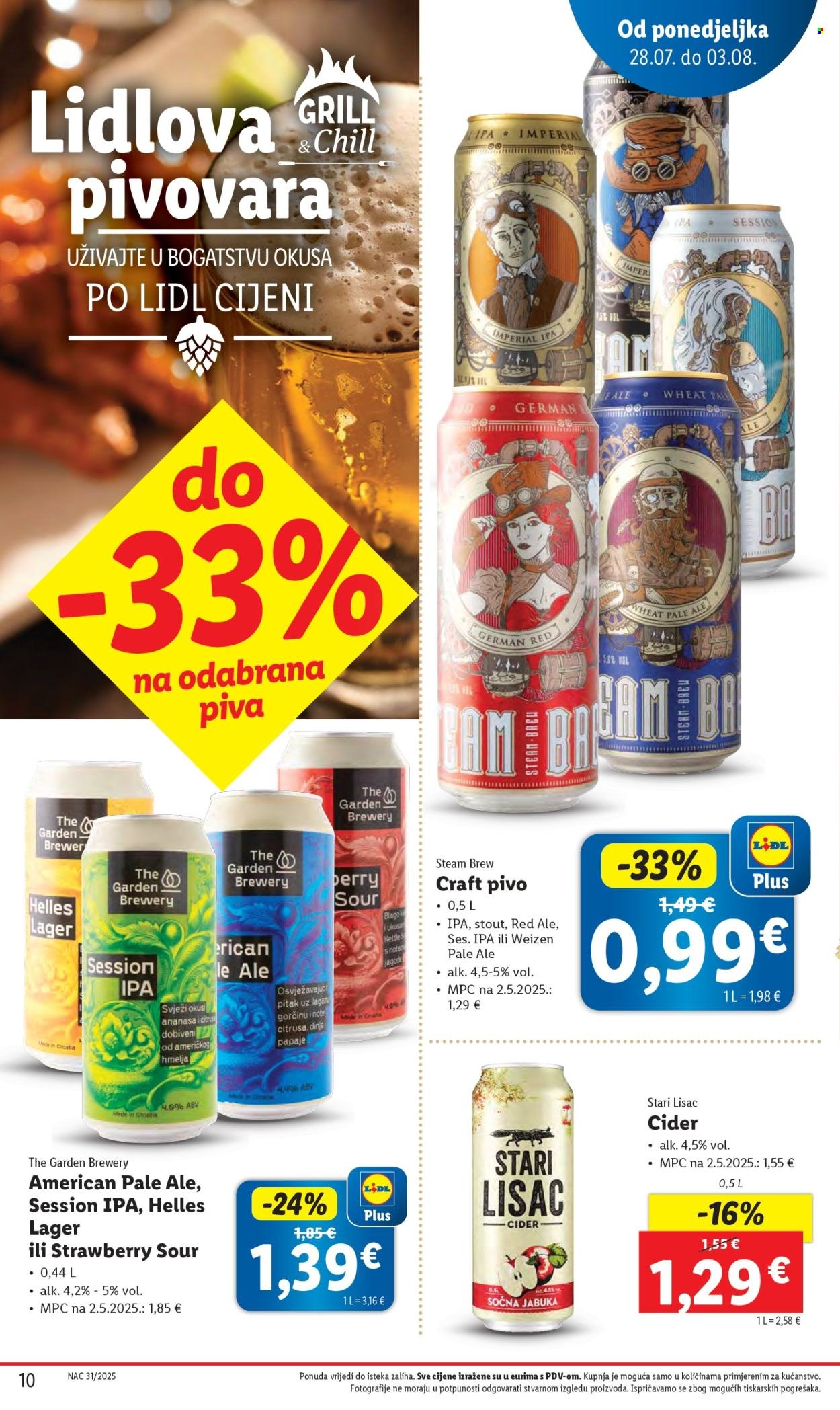 LIDL katalog - Od ponedeljka 28.07.2025.
