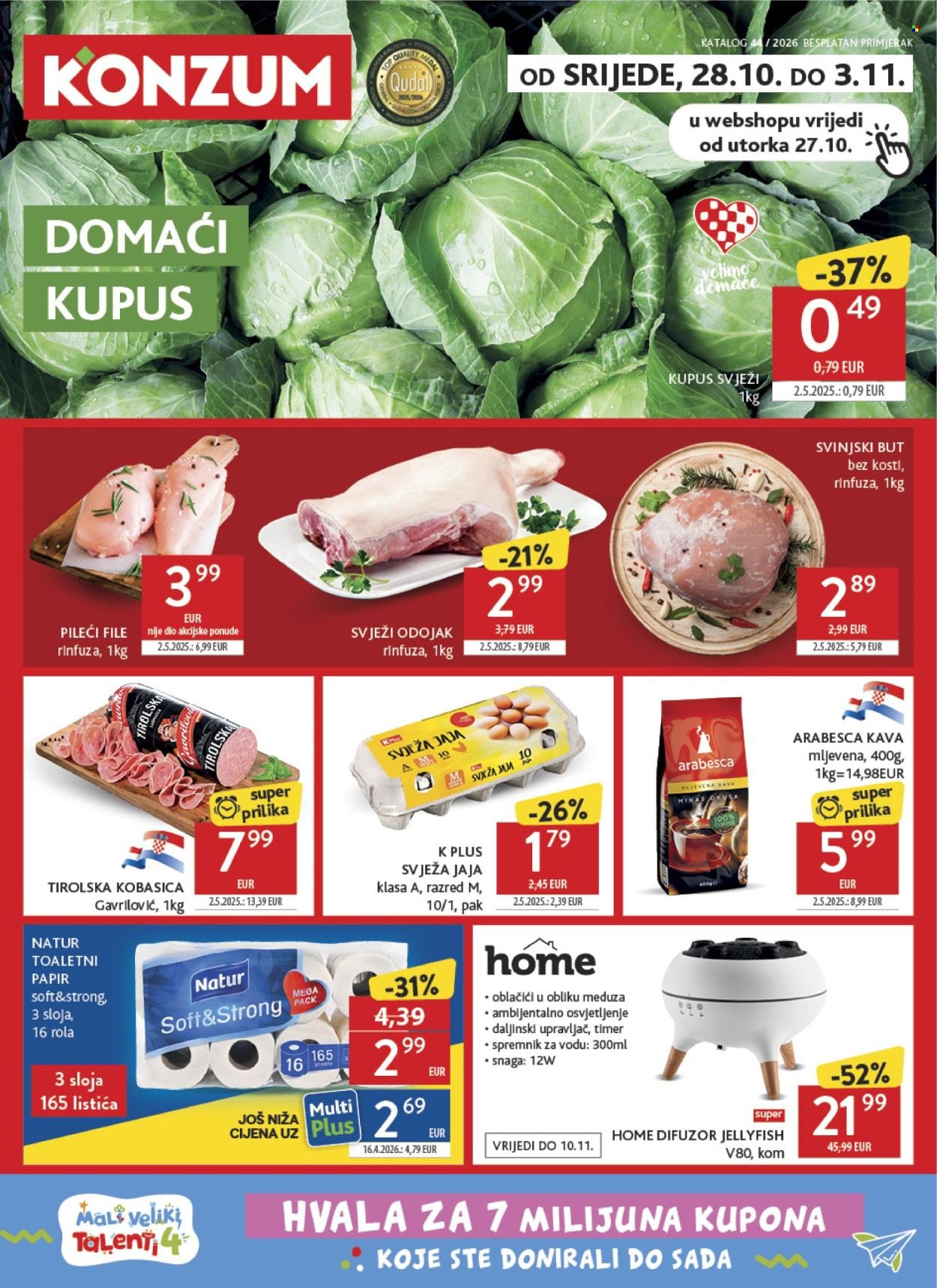 KONZUM katalog - Od srijede 28.10.2026.