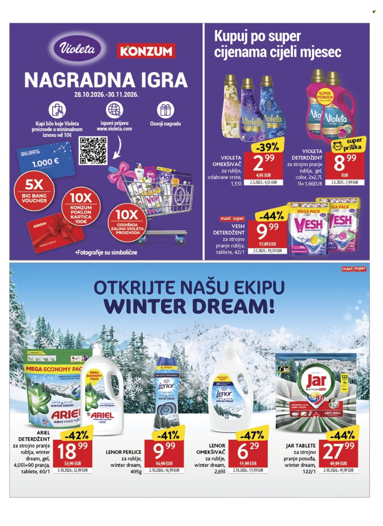 KONZUM katalog - Od srijede 28.10.2026.