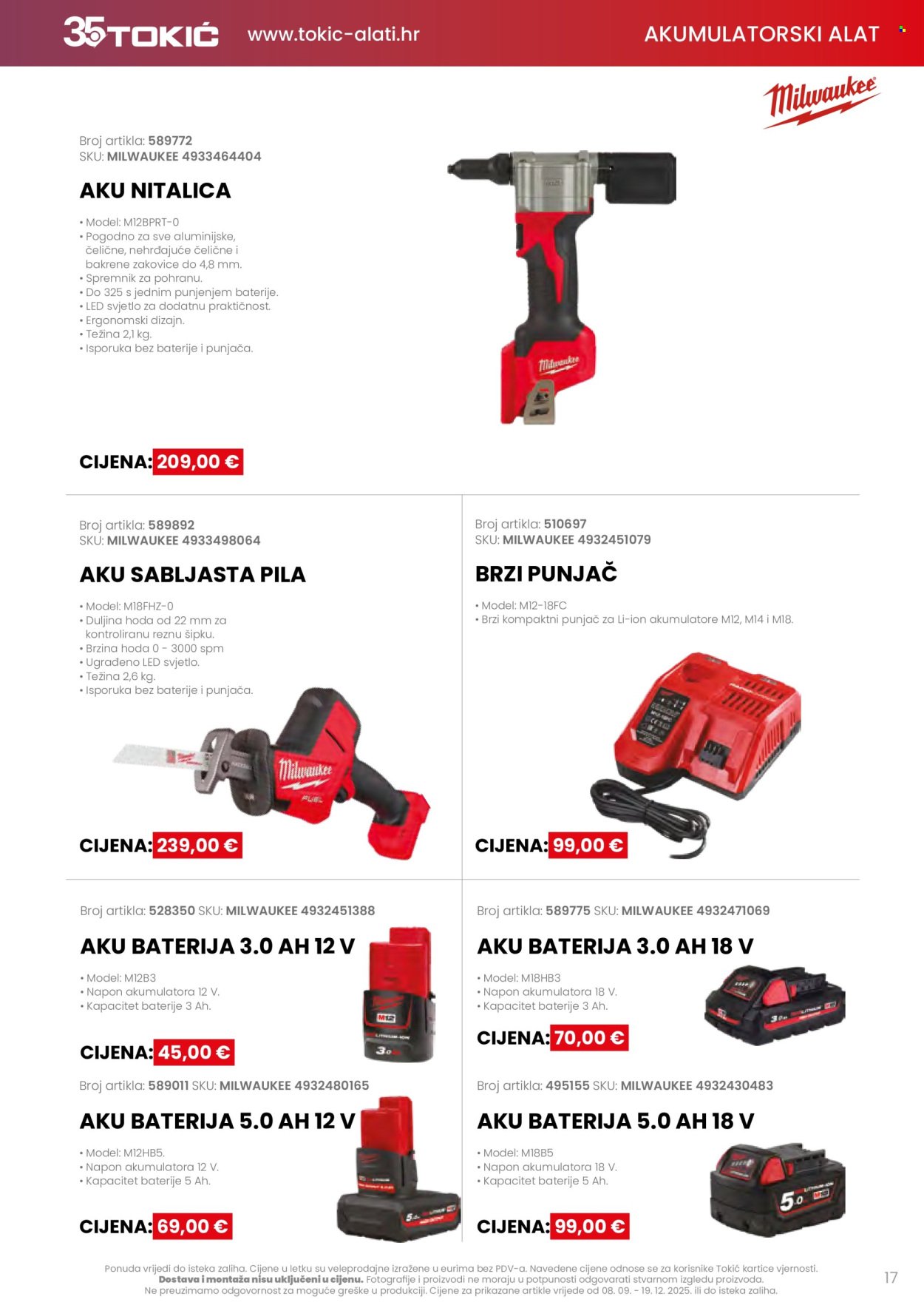 TOKIĆ katalog - Akcija alata i servisne opreme