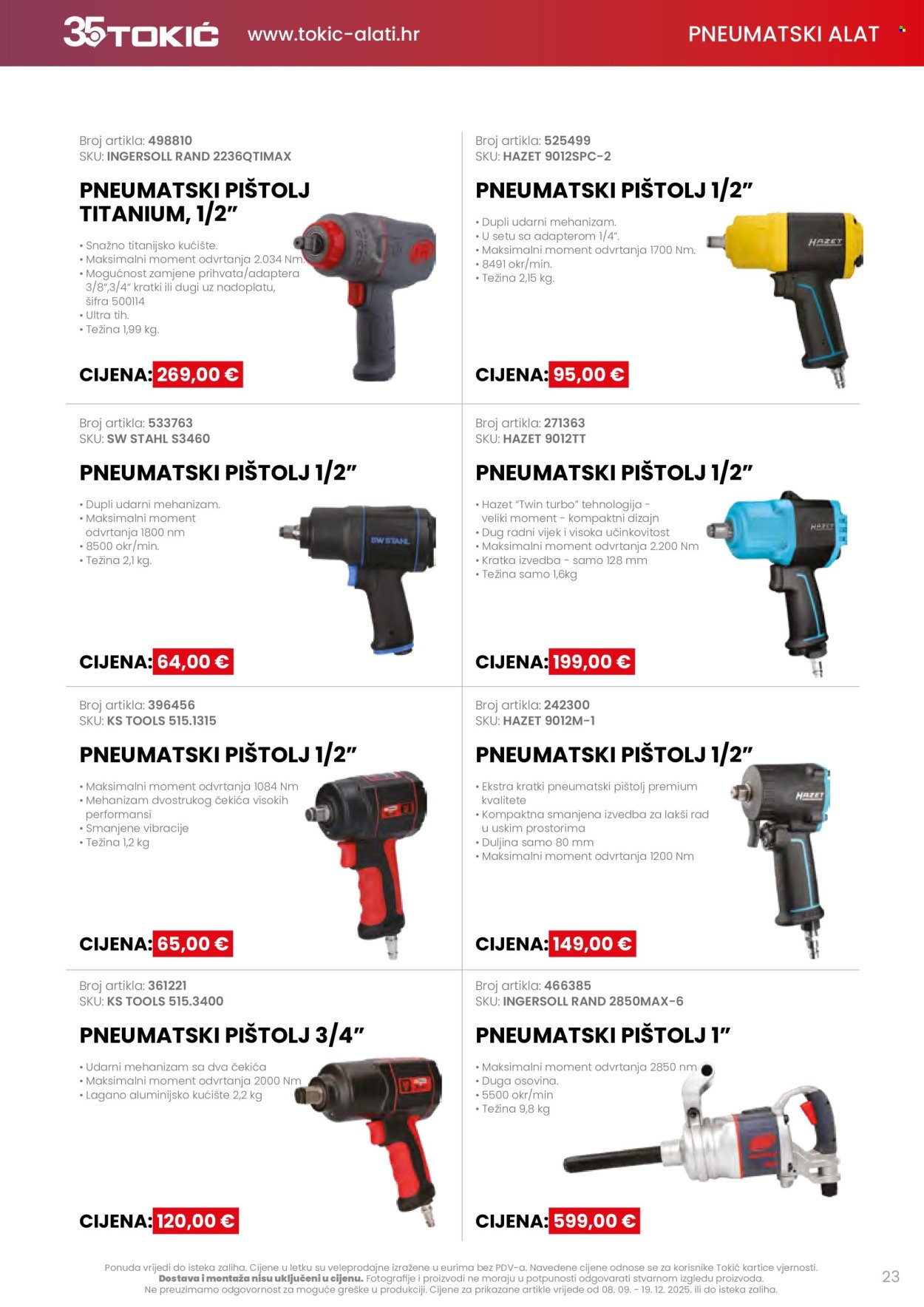 TOKIĆ katalog - Akcija alata i servisne opreme